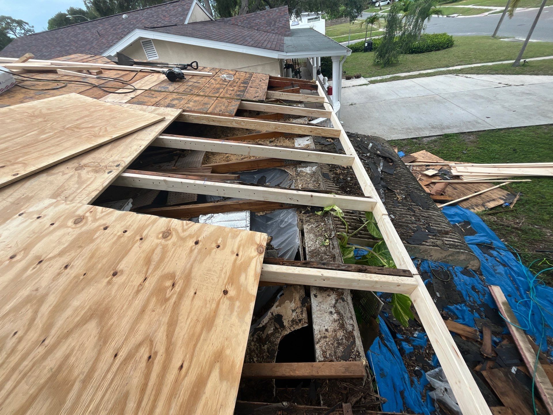 Project in St. Petersburg 33703 by Mitchell Roofing Company LLC