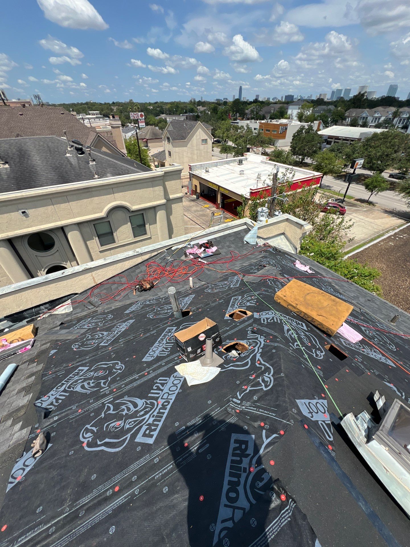 Residential Roofing Installation using Owen's Corning Duration (Lifetime) Shingles by Roof Repair Company