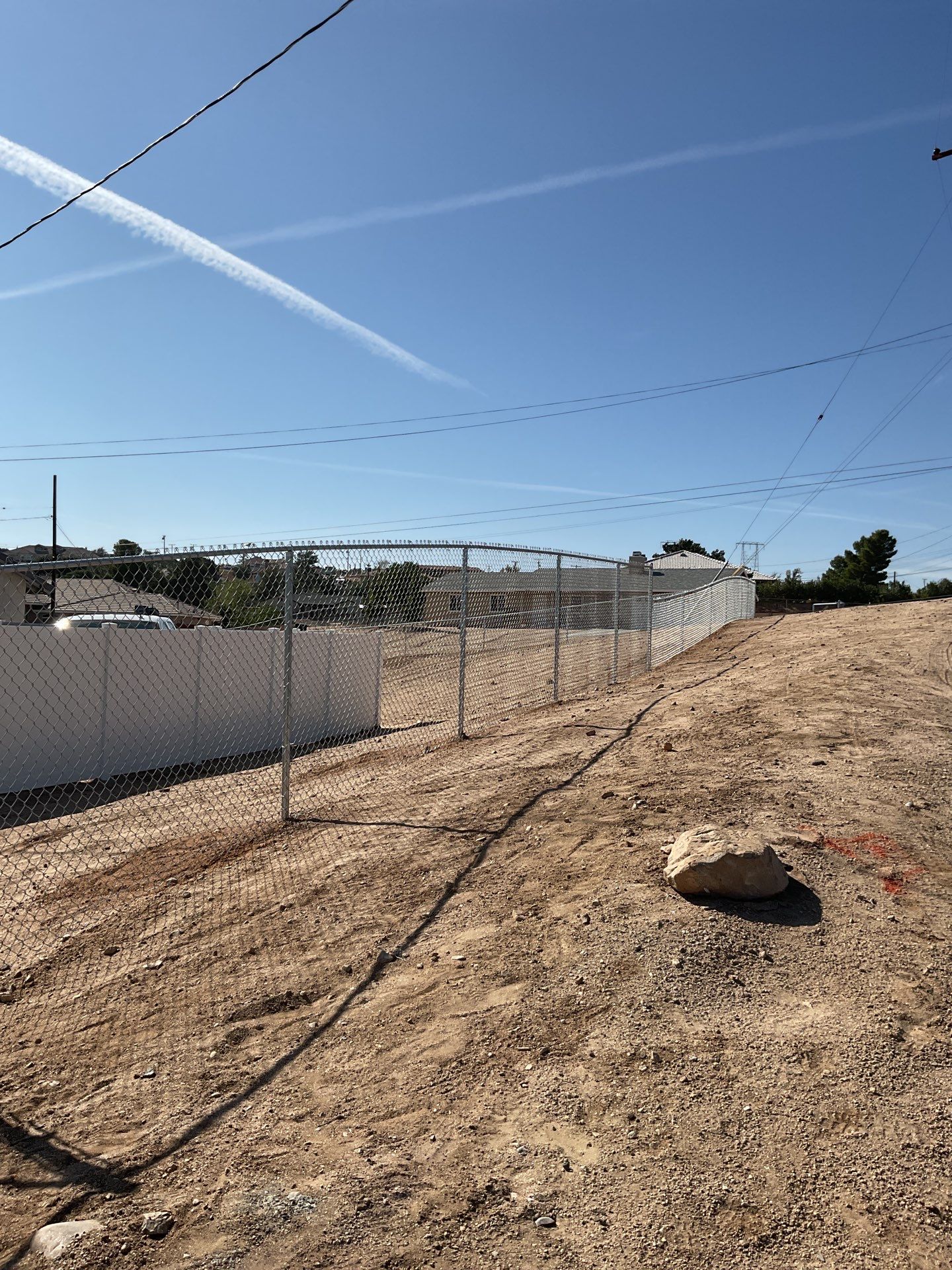 Fence Installation using chain -link by Fence Guys Inc.