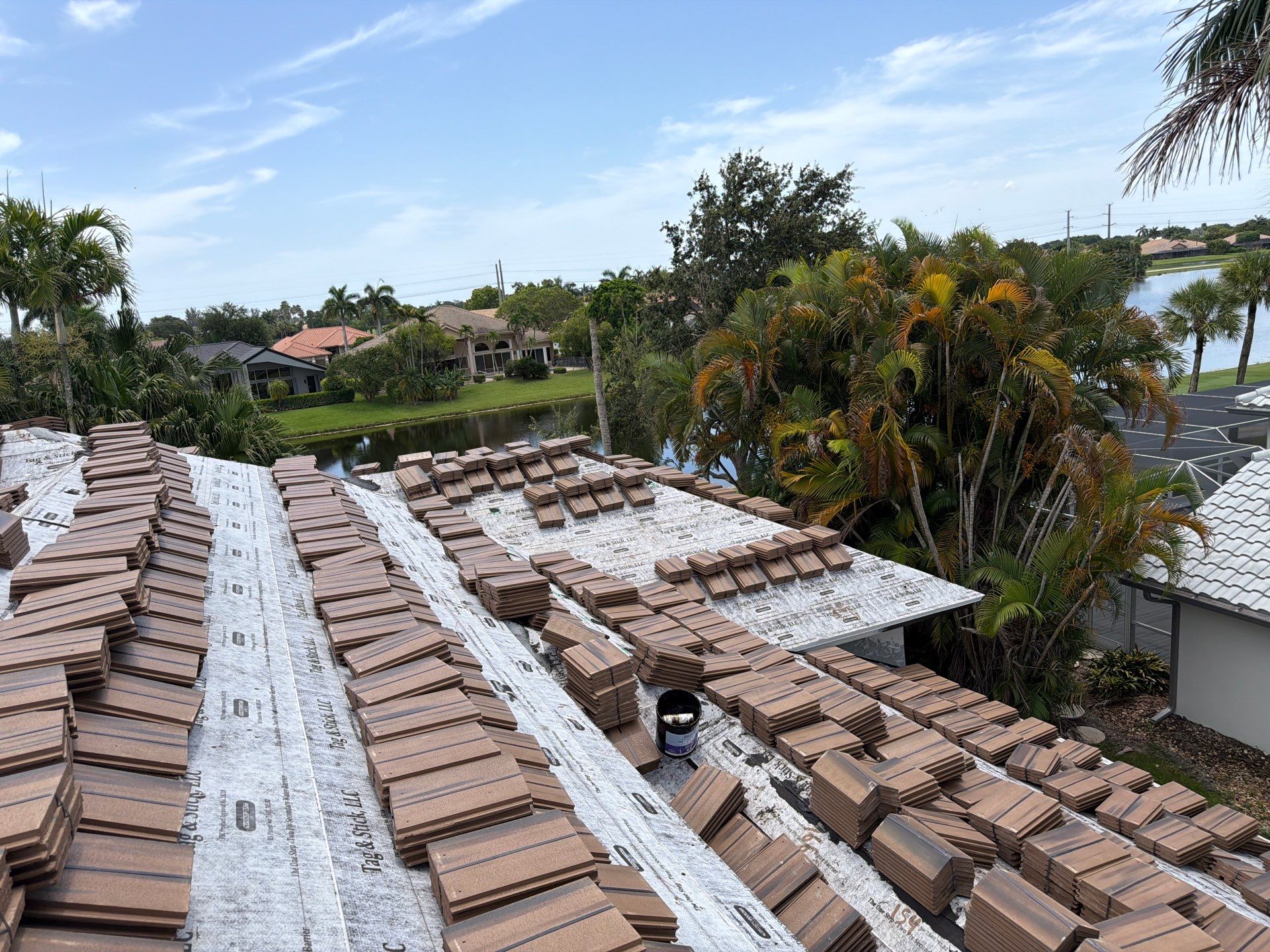 Residential Roofing Installation using Crown by BLUES BROTHERS ROOFING