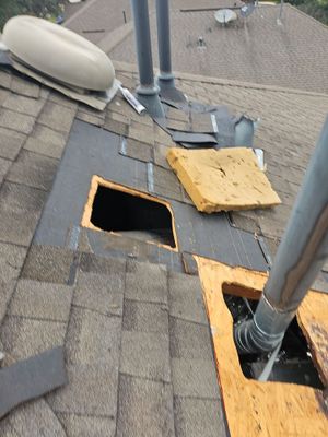 Residential Roofing Repair using Owen's Corning Duration (Lifetime) Shingles