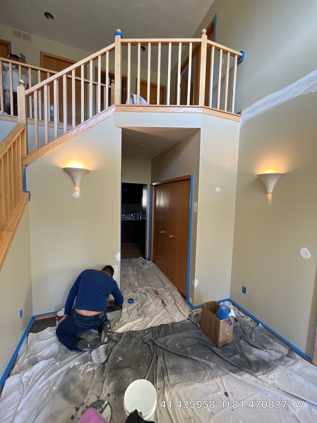 Orange Interior Repaint by Best Buy Painting