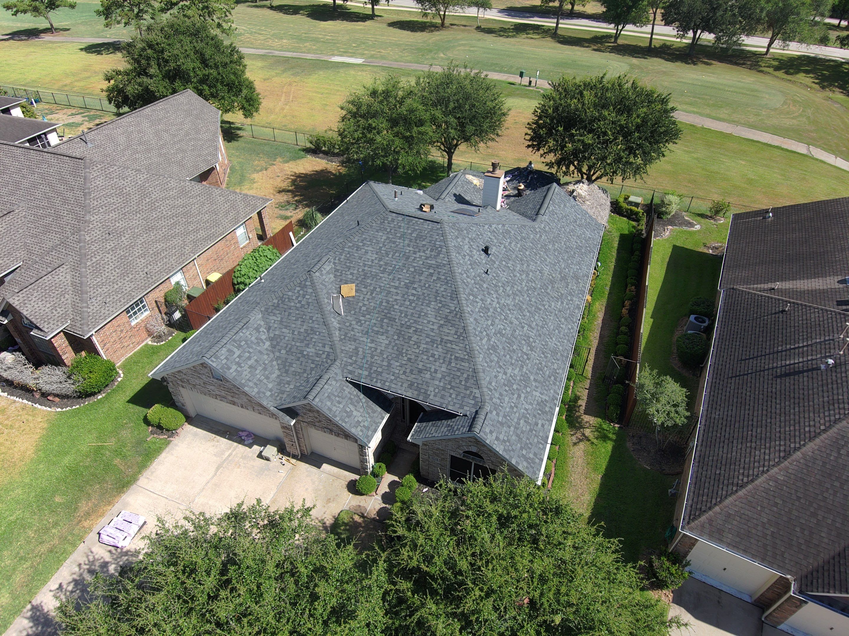 Residential Roofing Installation using Owen's Corning Duration (Lifetime) Shingles by Roof Repair Company