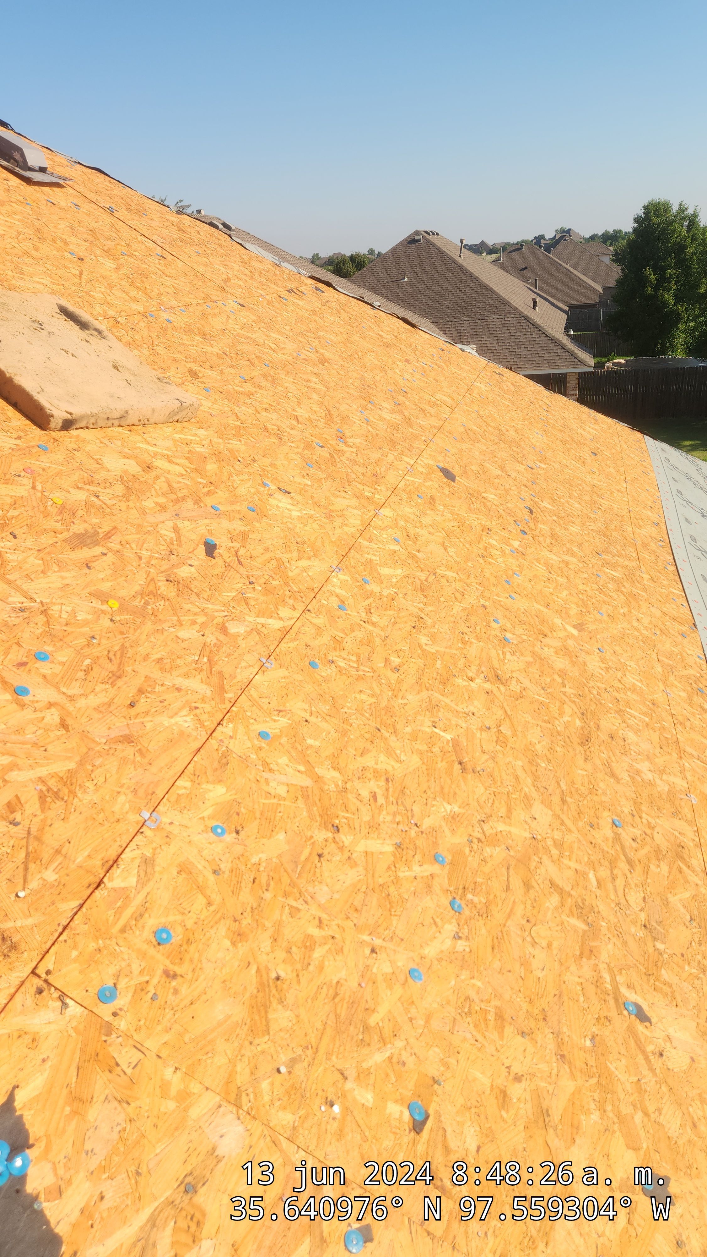 Reroof using GAF HDZ in Charcoal by Castillo Roofing