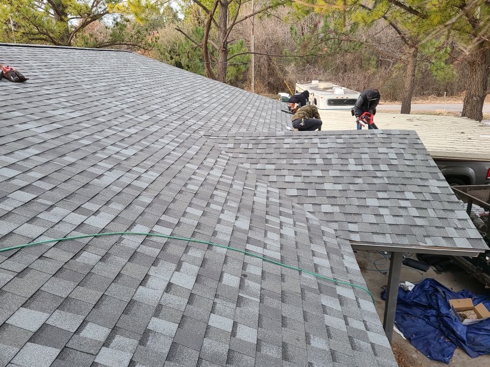 Residential Roofing Installation using ATLAS Pinnacle Pristine Shingles by Harvey Roofing & Construction