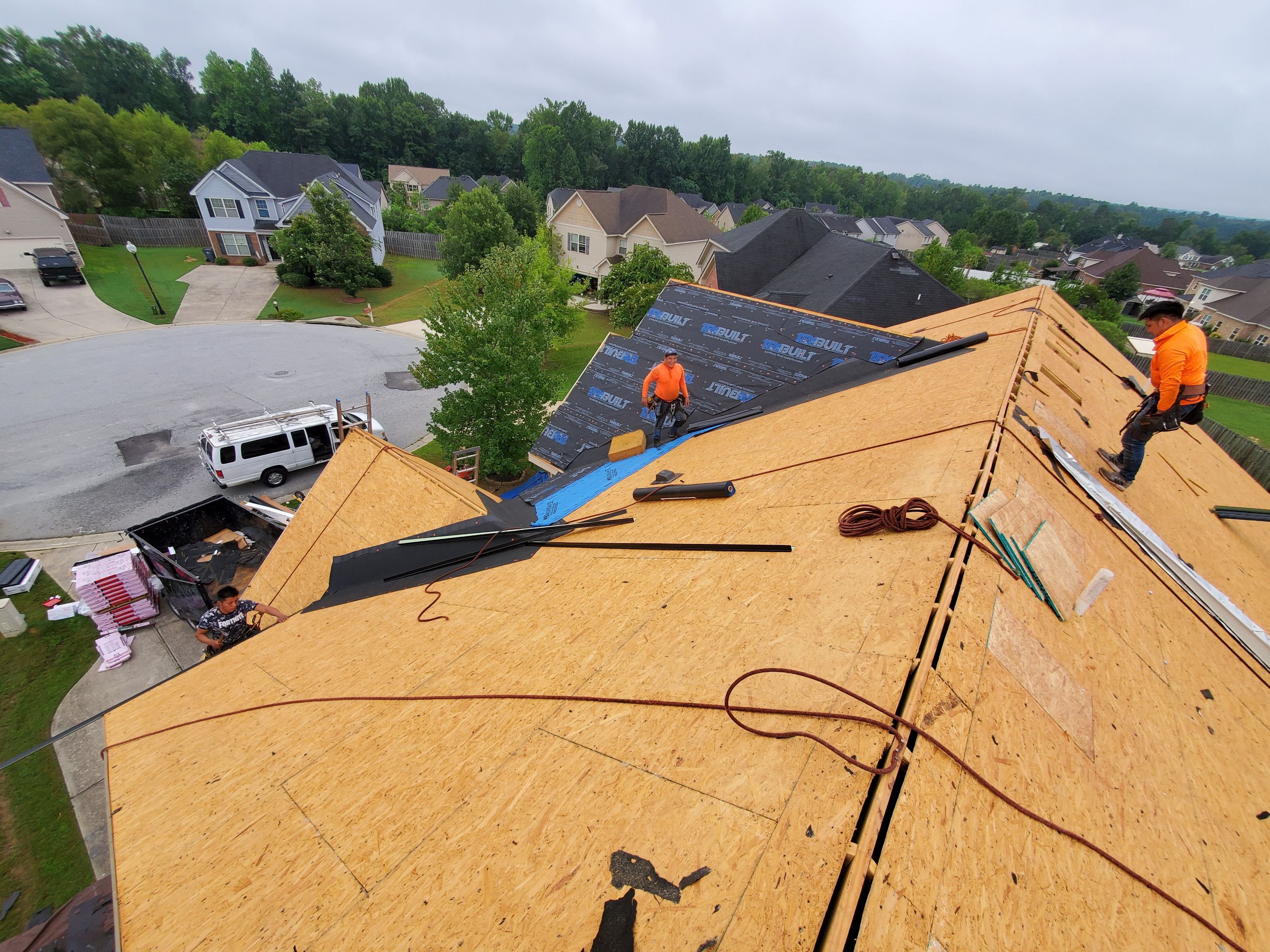 Residential Roofing Installation using Owens Corning by Inspector Roofing and Restoration