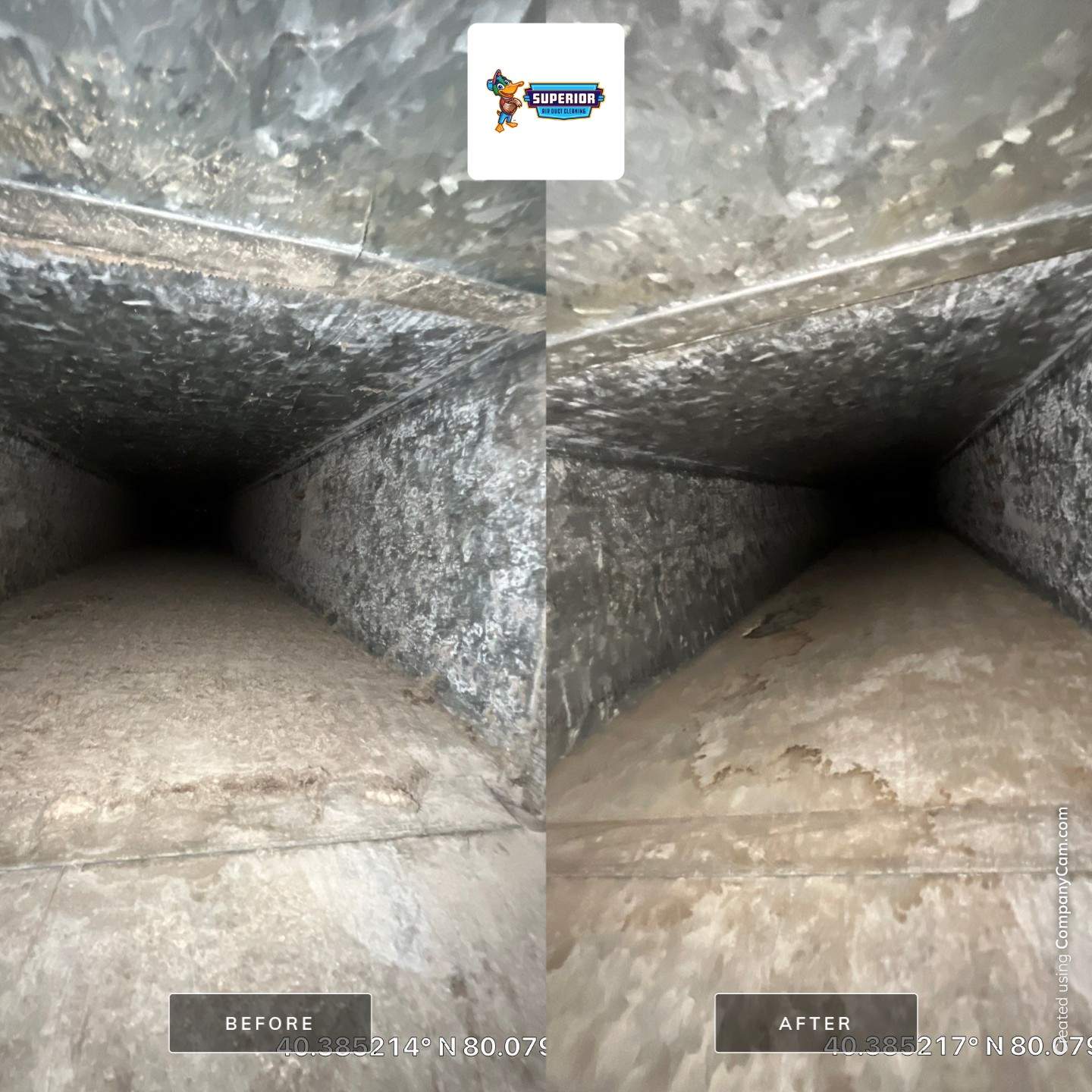 Air Duct Cleaning With a Vacuum Truck in Carnegie, PA by Superior Air Duct Cleaning