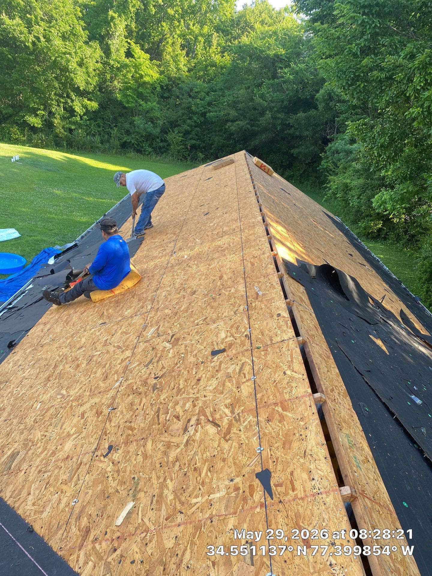 Fortified Roof Replacement in Sneads Ferry, NC using Certainteed Landmark Max Def Charcoal Black by RGR Construction and Roofing, LLC