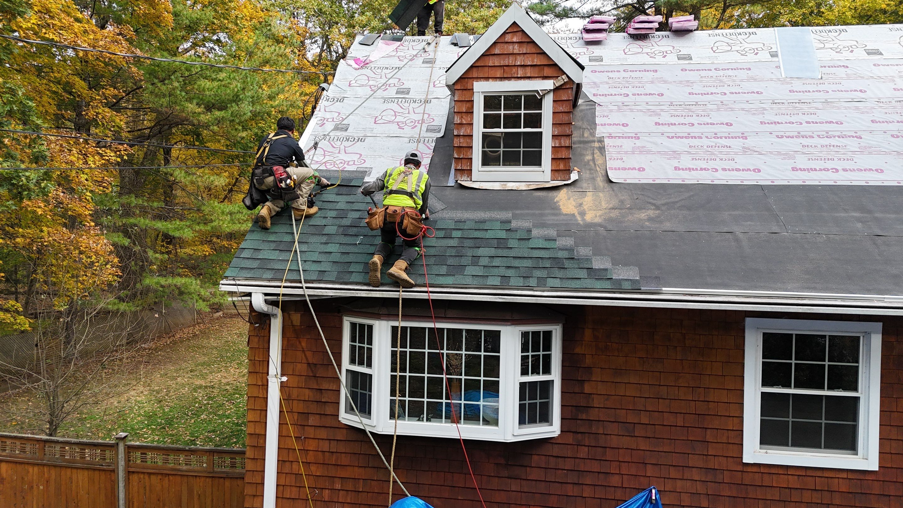 Owens Corning Duration : Chateau Green with Copper Accents in Avon, CT by Golden Shield Roofing