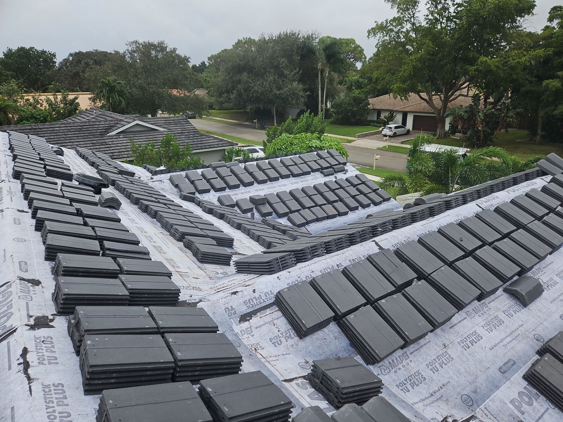 Residential Roofing Installation using WestLake Roofing Tile by BLUES BROTHERS ROOFING