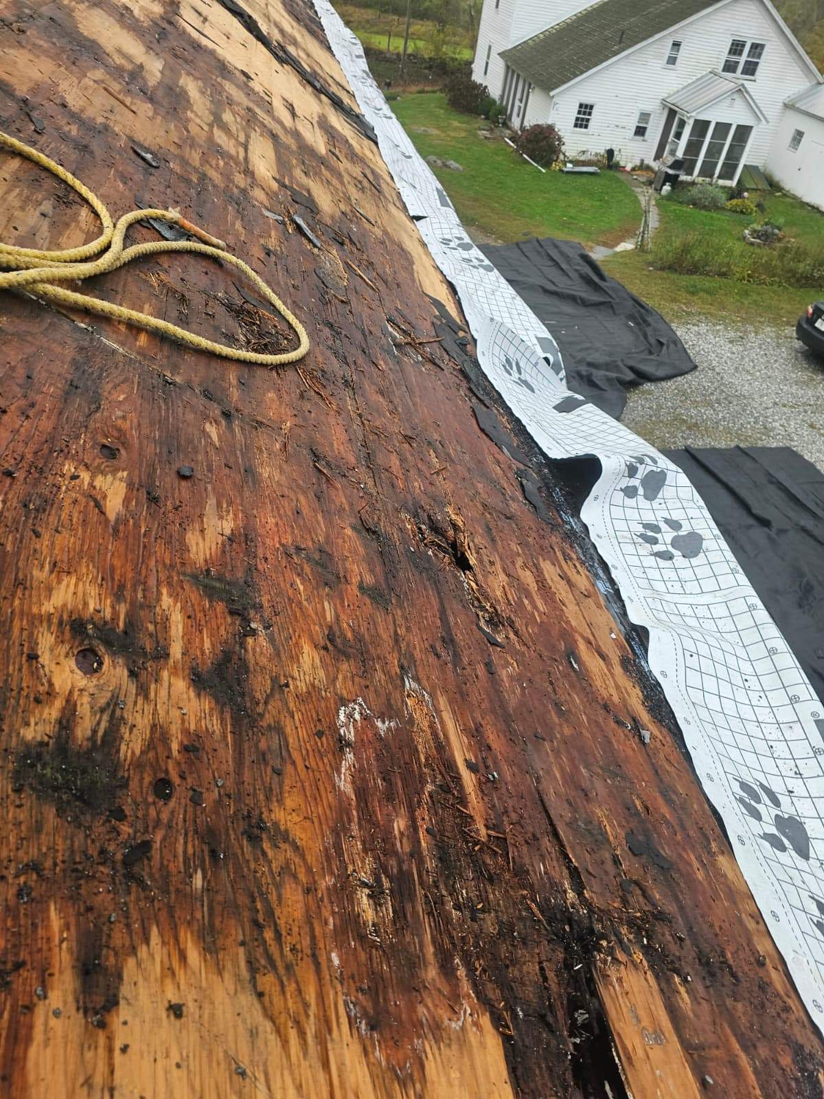 Two-Layer Tear-Off & Full Roof Replacement in Barrington, MA – Owens Corning Duration, Teak by JOHNNYS PRO