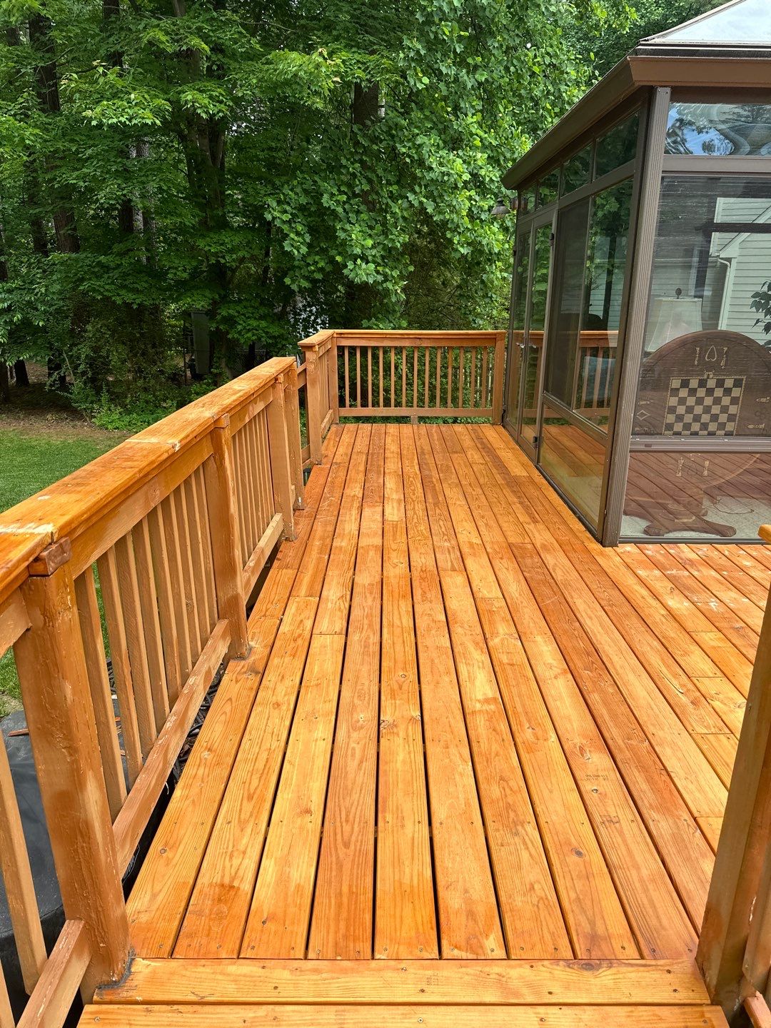 Weathered Deck using AcryFin by DuraSeal