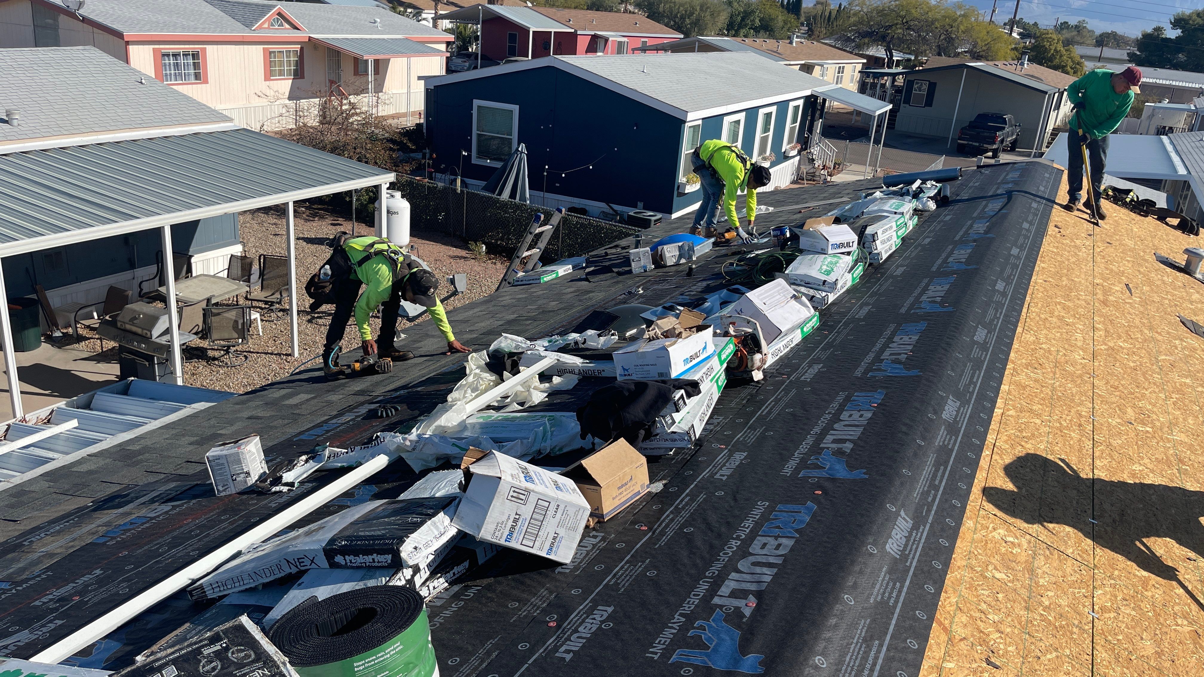 Residential Roofing Installation using Malarkey Shingles by Weather-Tite Exteriors LLC