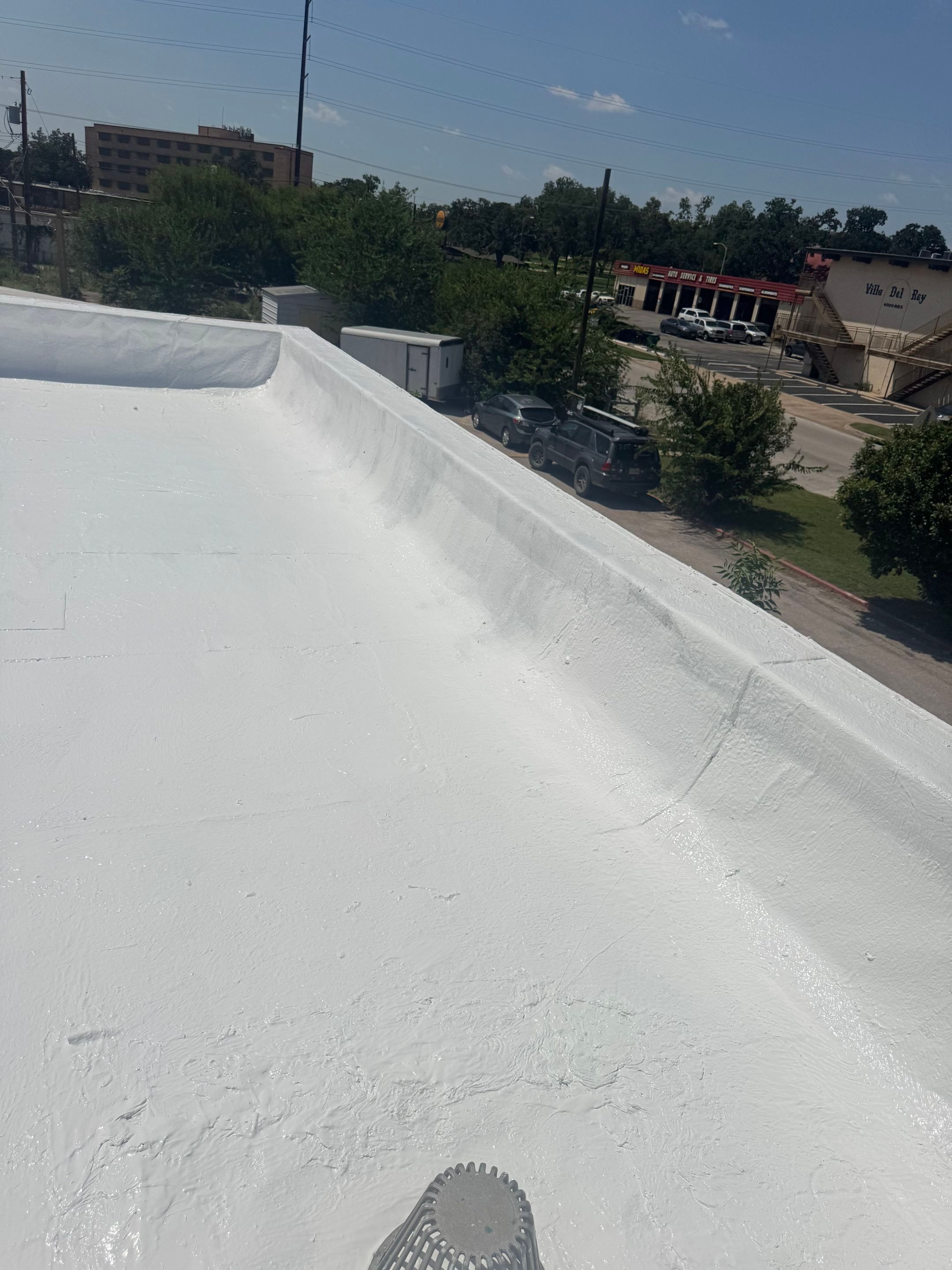 Commercial Flat Roof Coating and Restoration in Austin by RoofsOnly.com