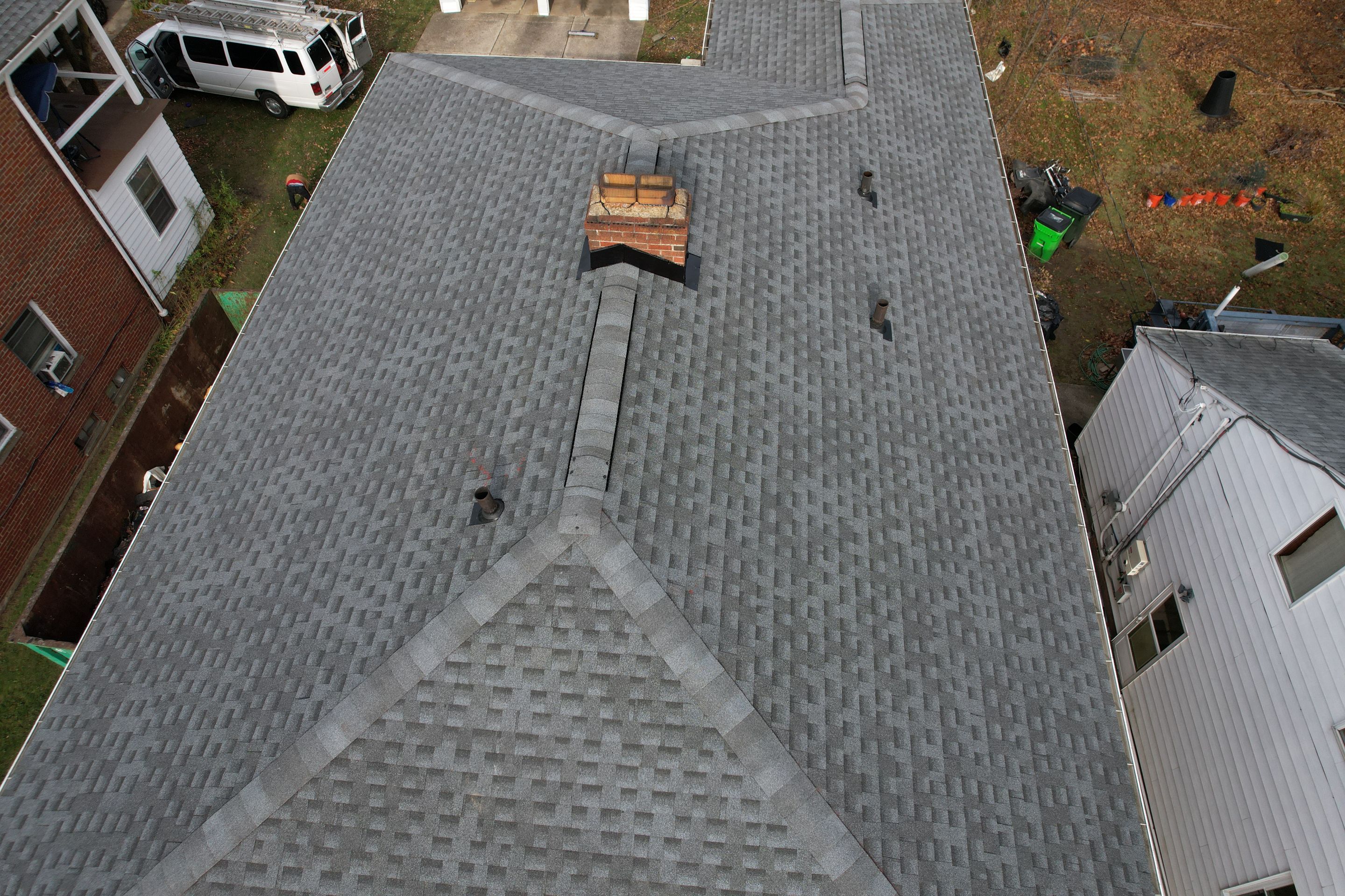 Twin South Euclid Duplex's - GAF Timberline HDZ Pewter Gray Roof Replacement by Atlas Roofing & Restoration