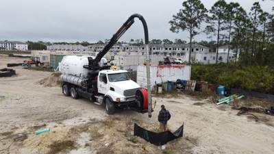 New Residential Construction Community Sewer System Cleaning