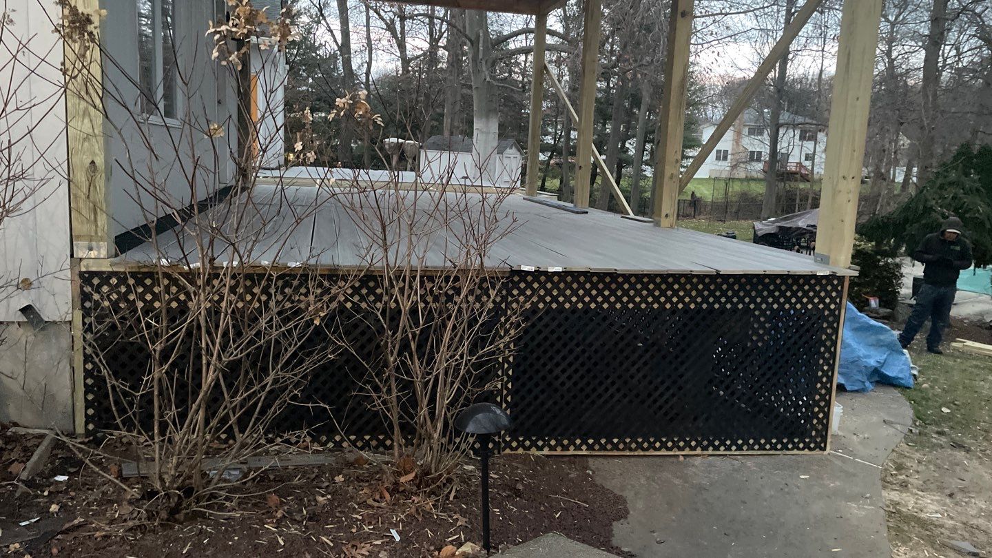 New Deck with Porch In Marlboro by deck guardian