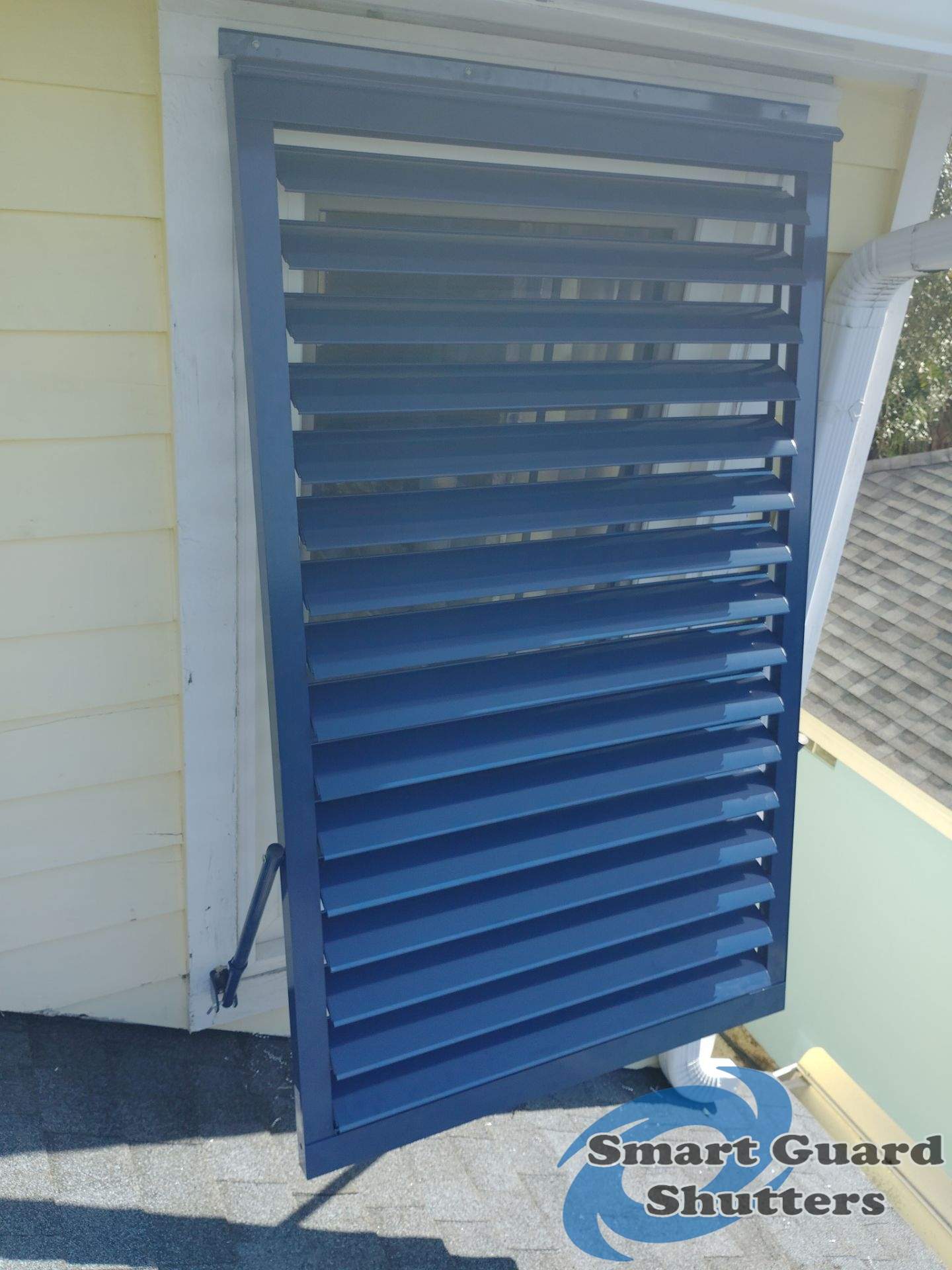 Impact Bahamas in Sapphire Blue by Smart Guard Shutters