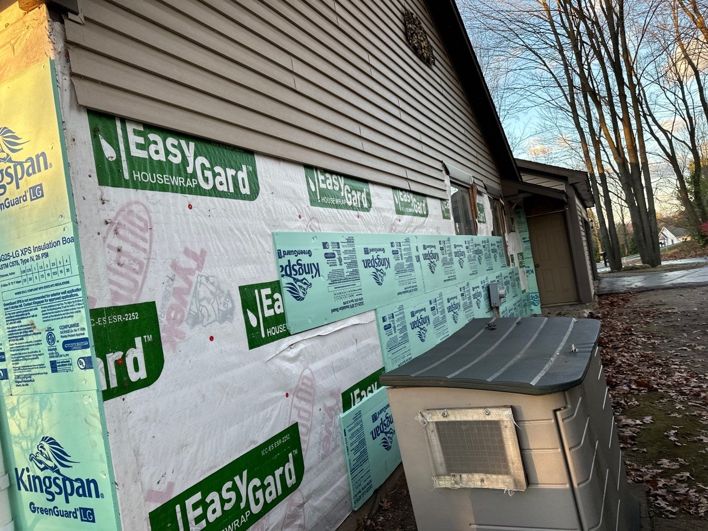 Siding Replacement using Alside S7 Cedar Mill Grain Composite by 180 Contractors
