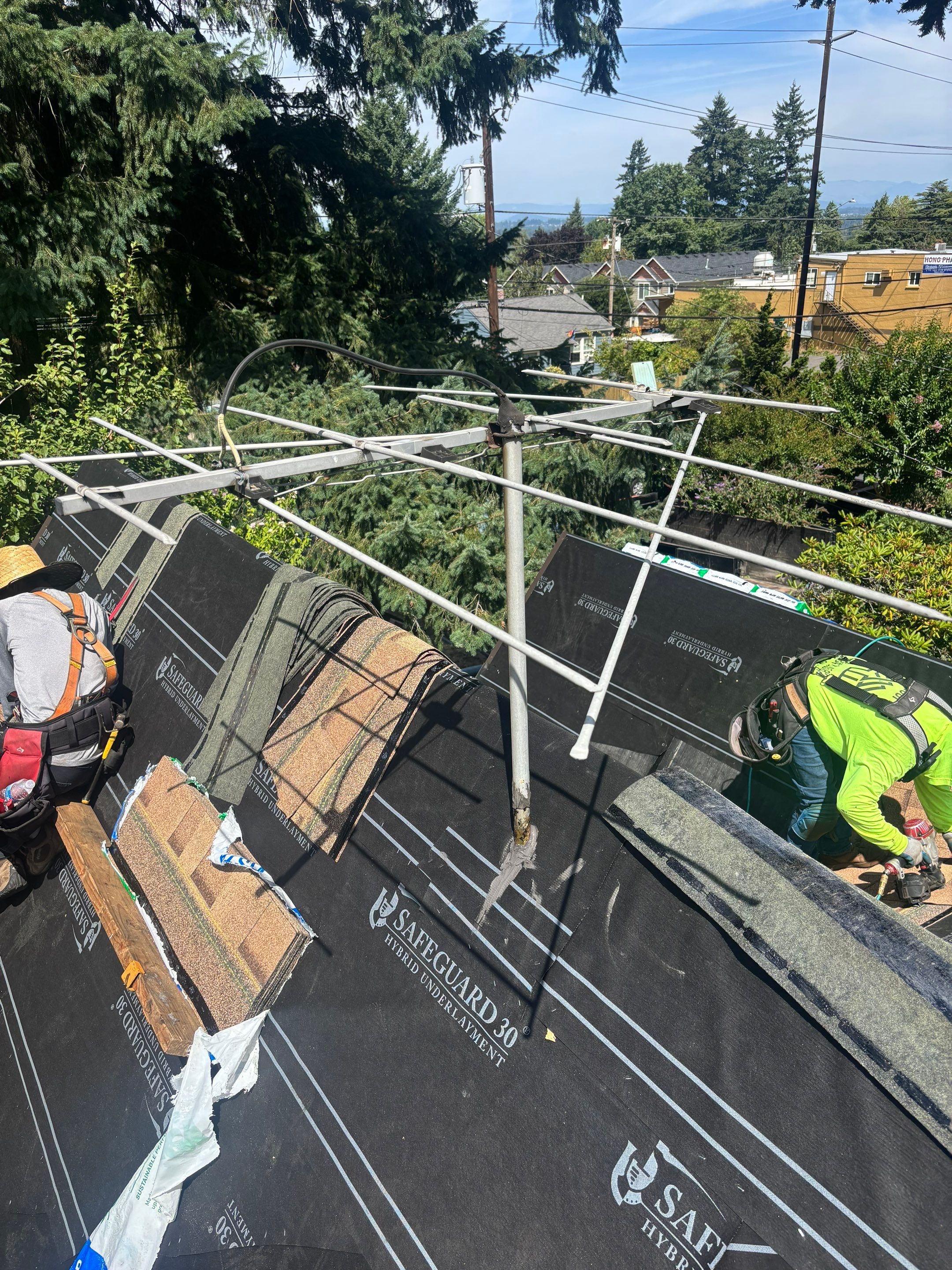Project in Portland by Tom Leach Roofing