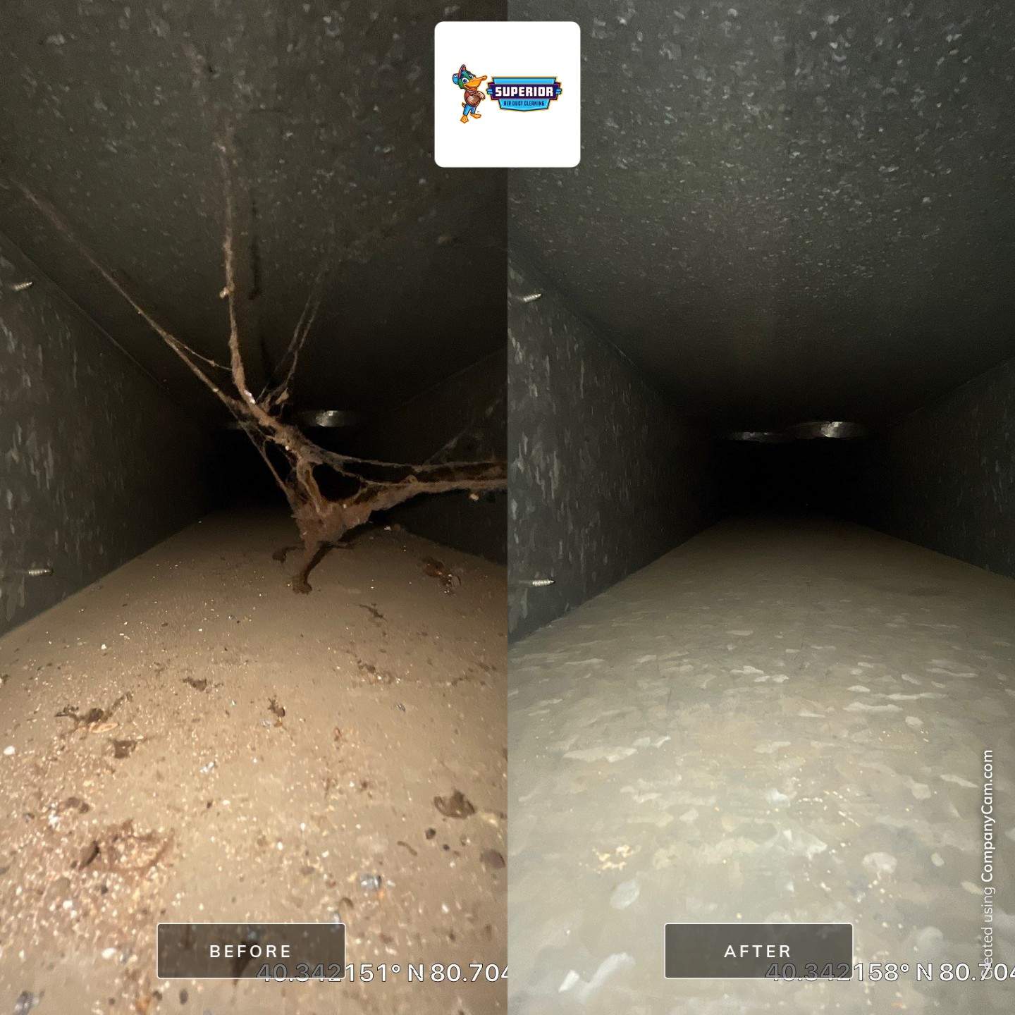 Air Duct Cleaning With a Vacuum Truck in Wintersville, OH by Superior Air Duct Cleaning