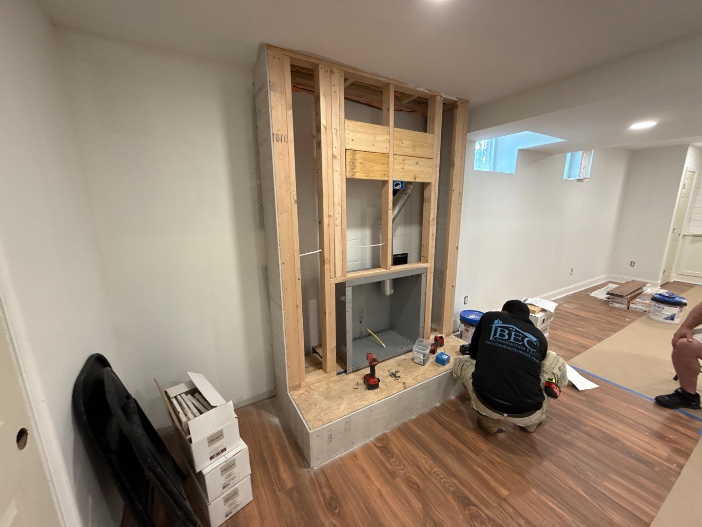 Full Basement Remodel in Sparks Glencoe by Bec Construction Llc