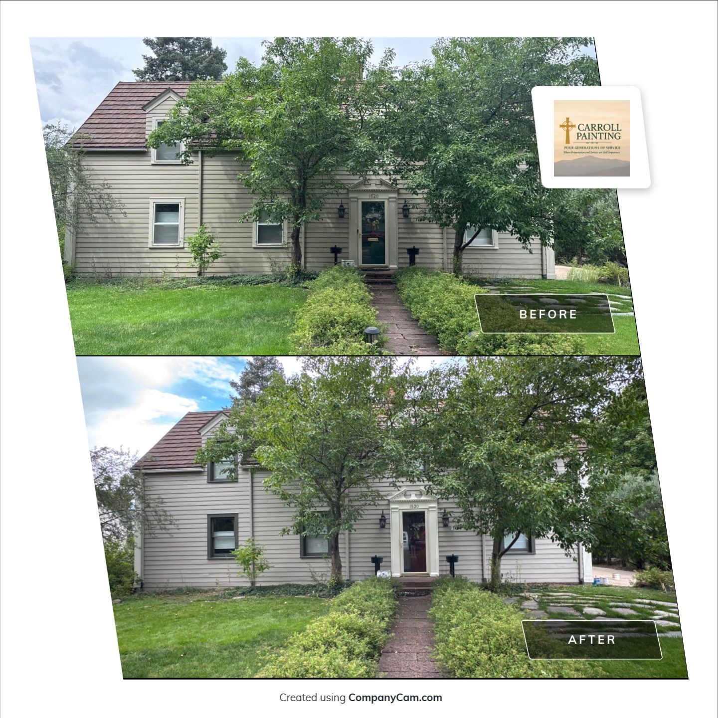 Siding, trim and window restoration on a 1930's Home In the Old North End by Carroll Painting LLC