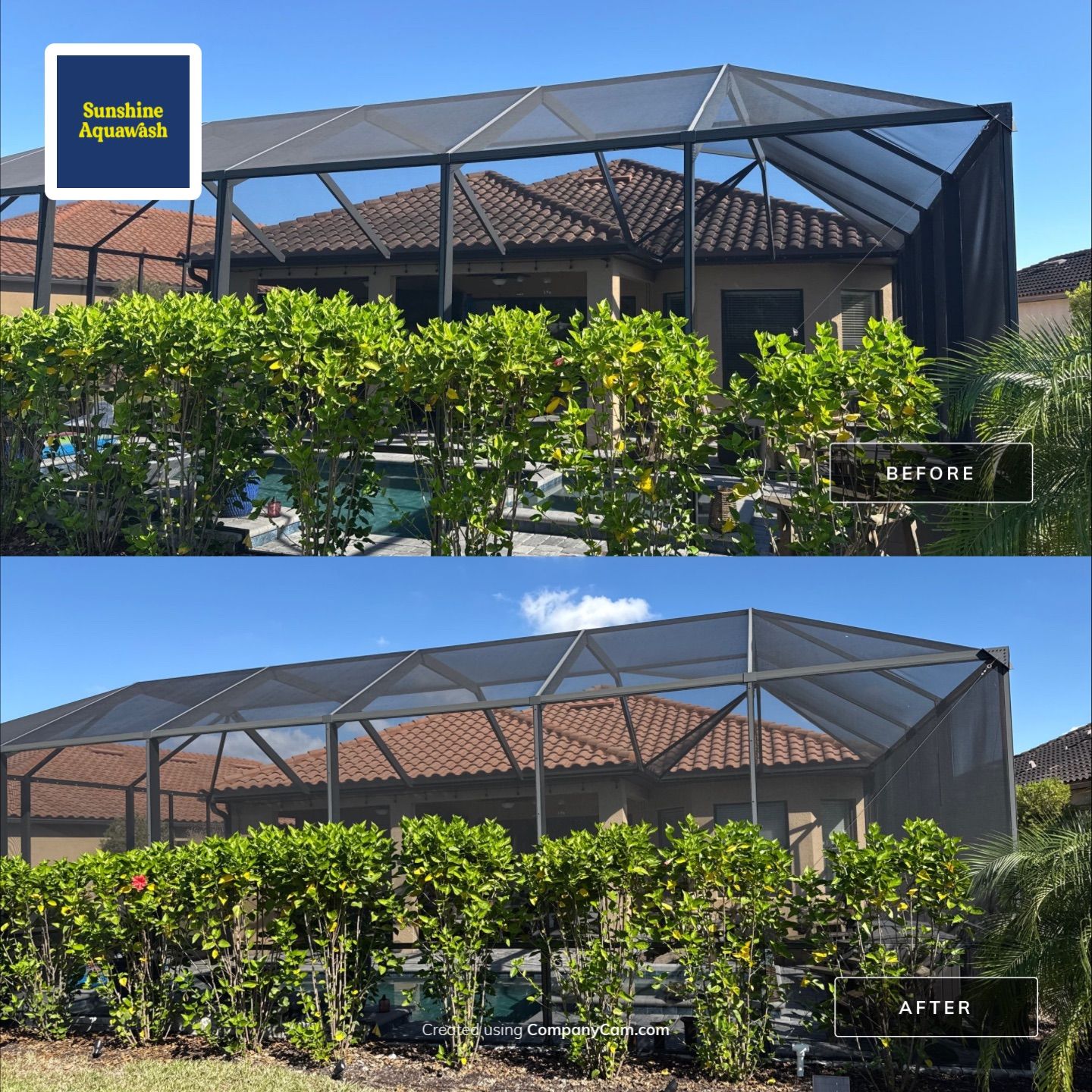 Barrel Tile Roof Cleaning – Artisan Lakes, Palmetto, FL by Sunshine AquaWash