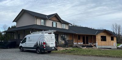 Residential Roofing Installation using GAF Charcoal HDZ