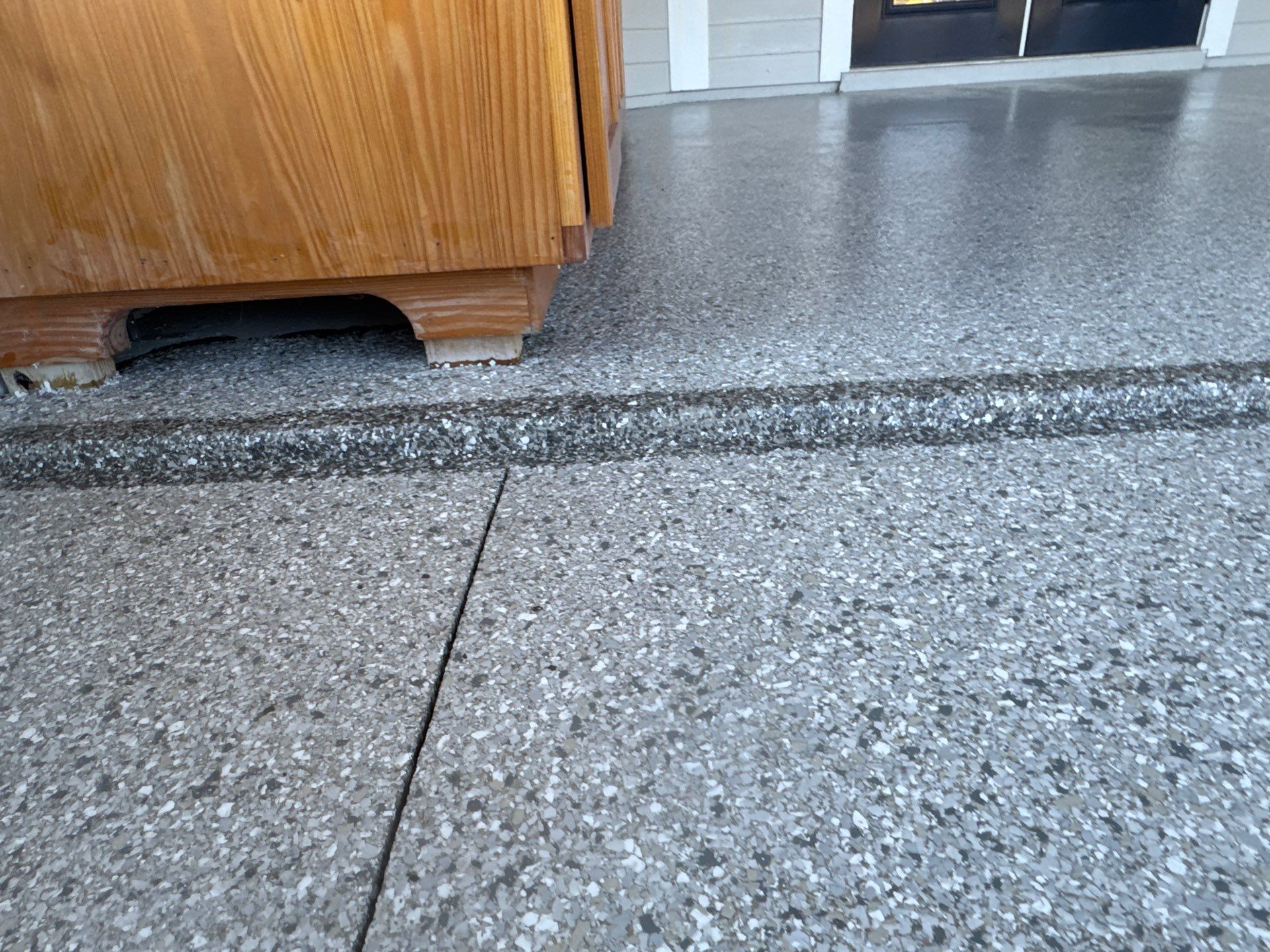 Front and Back Porches  in Micanopy, FL (Front Porch: Slate Stone, Back Porch: Mount Everest) by Cross Creek Concrete Coatings