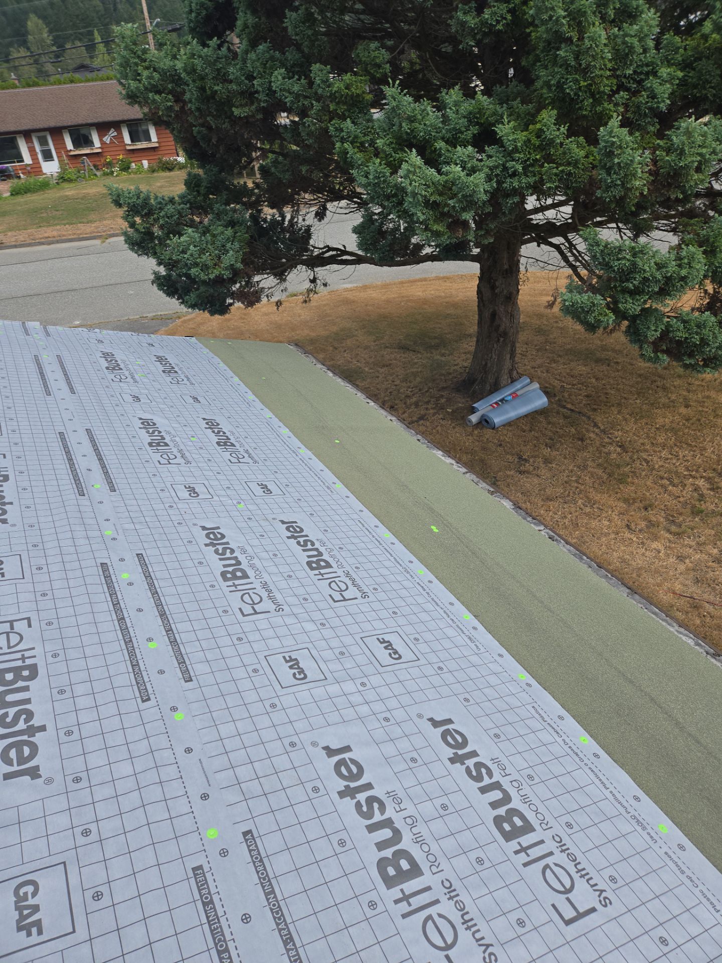 Residential Re-Roof using GAF Timberline HDZ Shakewood by Top Notch Roofing Inc