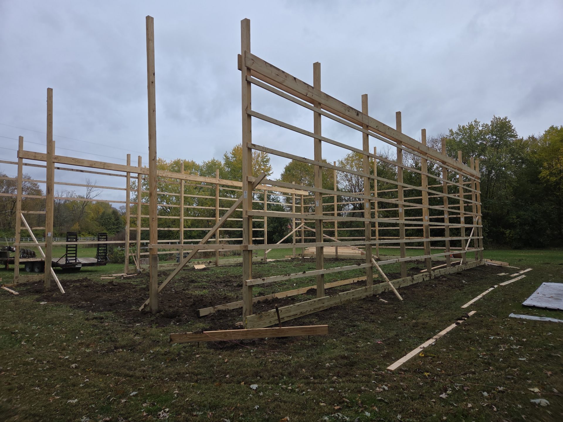 40'x60'x16' Pole Barn by The Barn Builders
