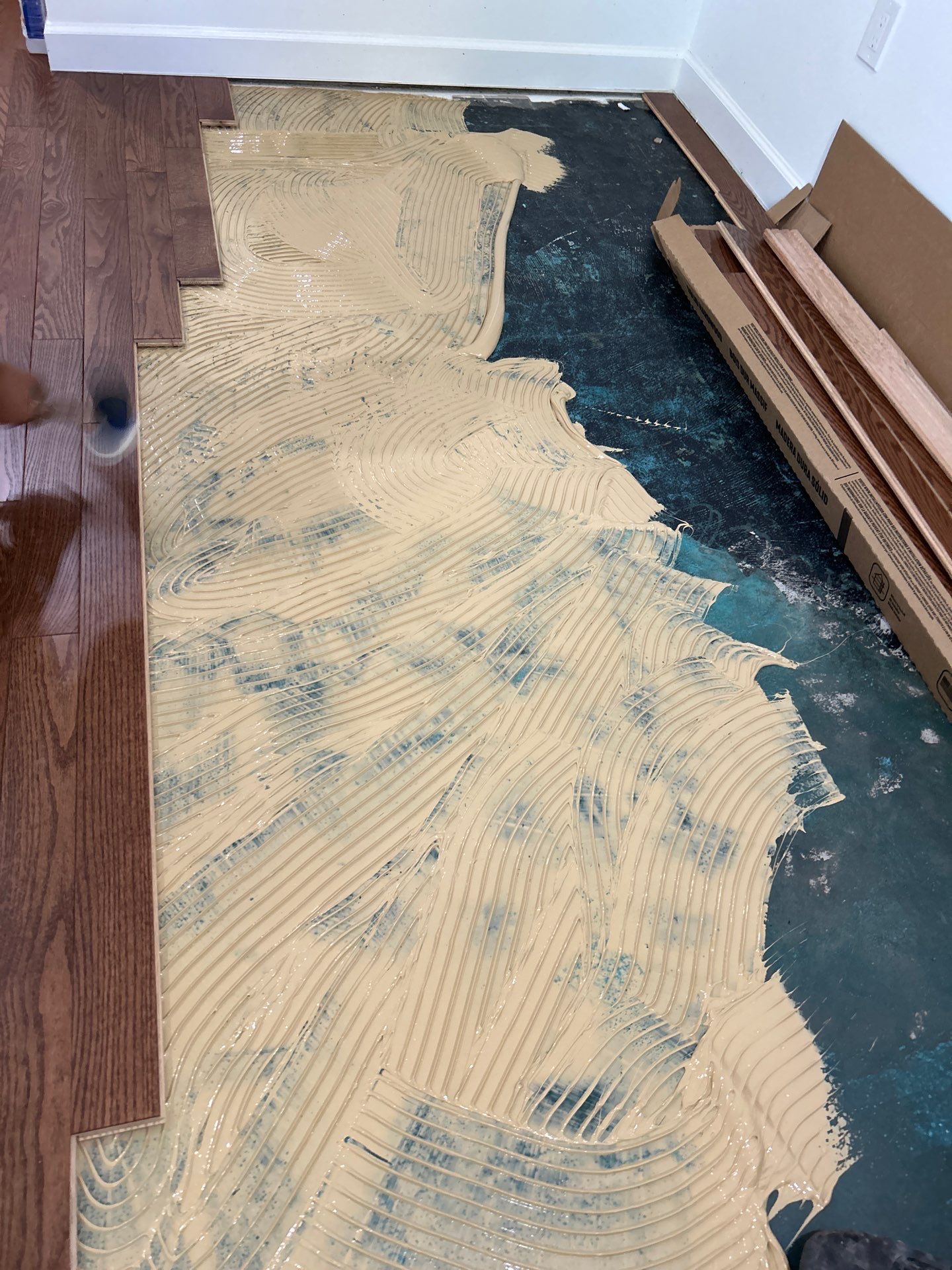 Replaced LVP with timeless solid oak by Footprints Floors of East Atlanta