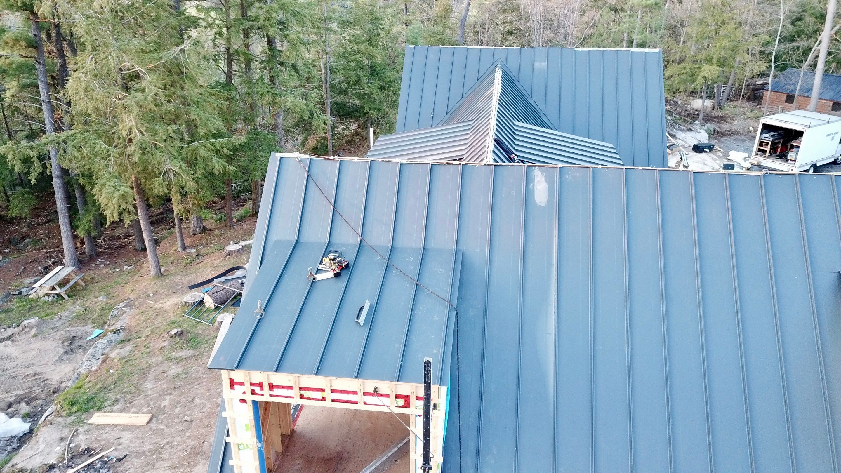 Standing Seam Metal Roof - Custom Coping and Flashing  by Jay Carter Roofing & Sheet Metal
