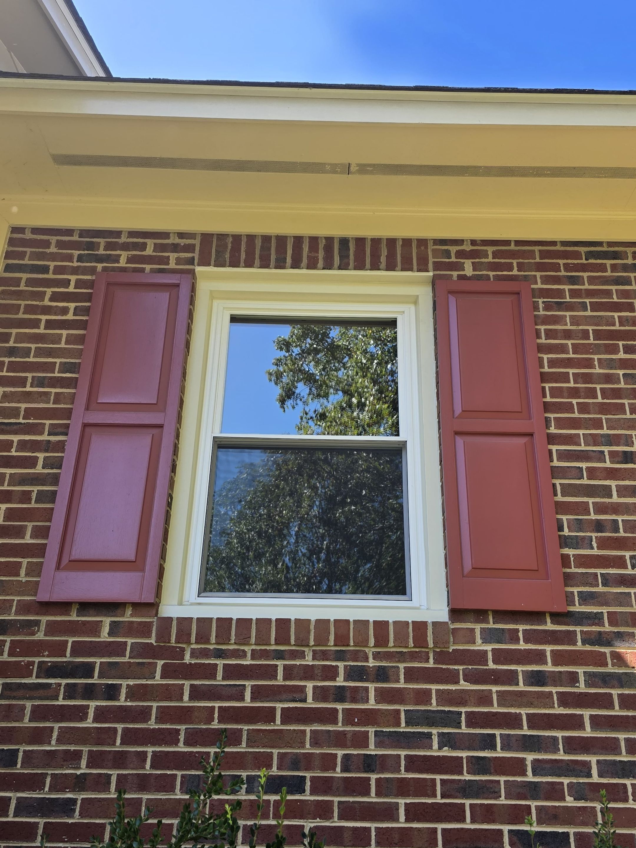 Full Residential Window Replacement for Zebulon Brick Home by The Remodeling Company