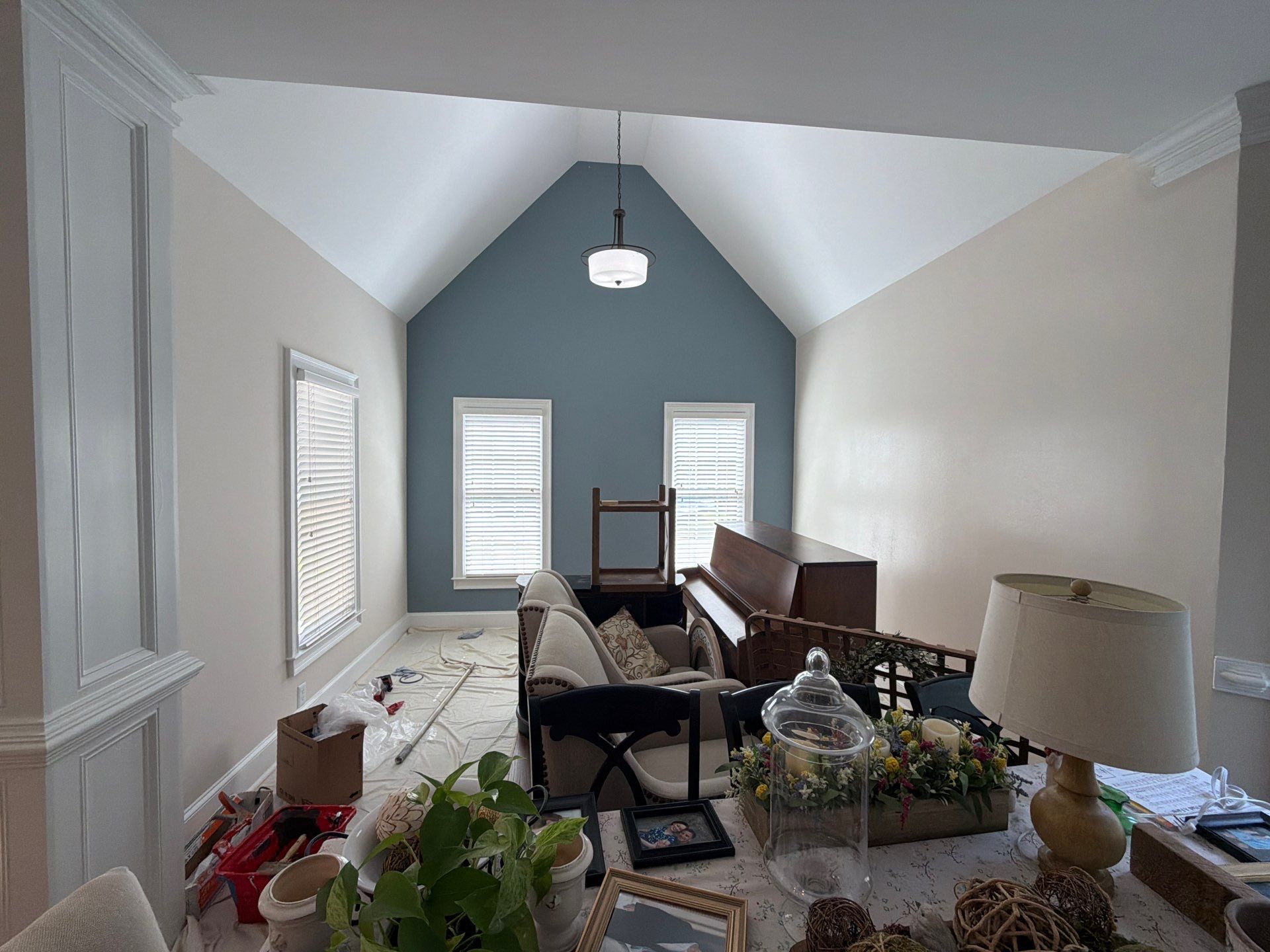 Full Interior Painting Service for Multi-Level Home in Smyrna by Swift Home Renovations 