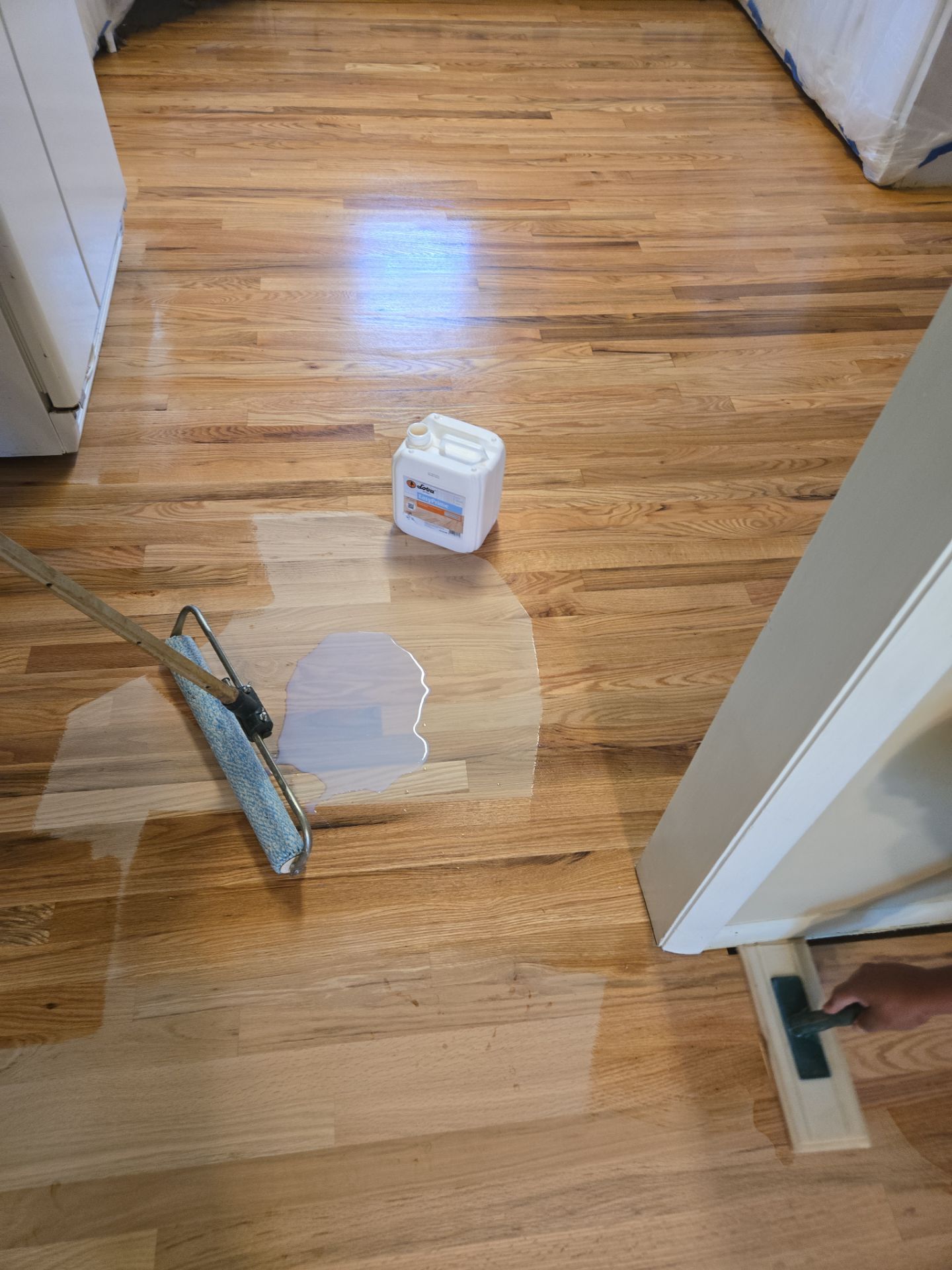 Natural Satin Refinish  by Footprints Floors of Nashville