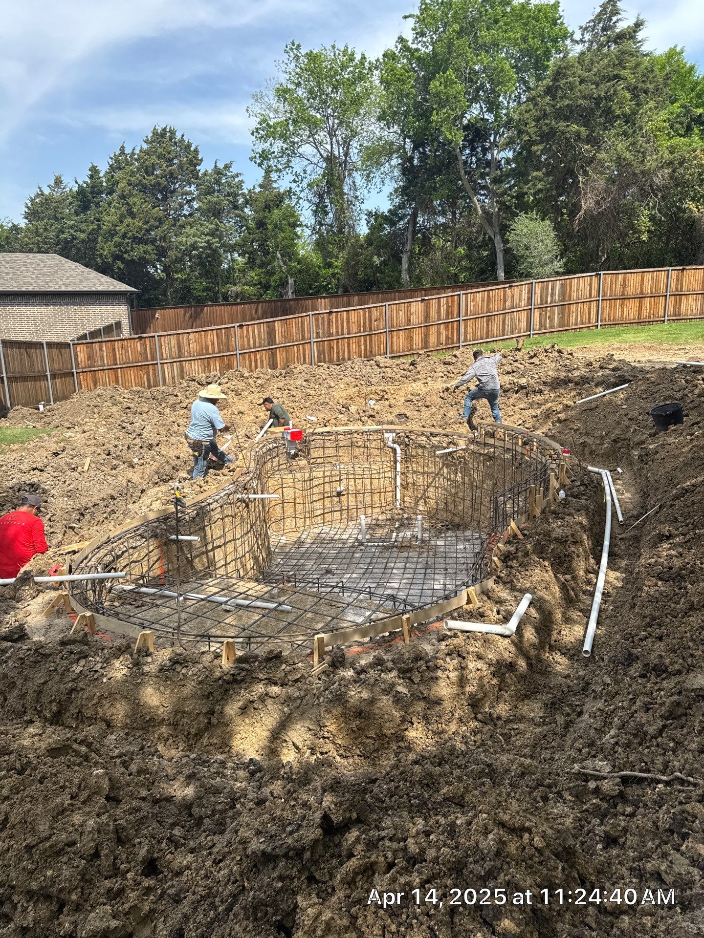 Rowlett Freeform Pool with Water Feature by Pinnacle Pools and Spas - DFW