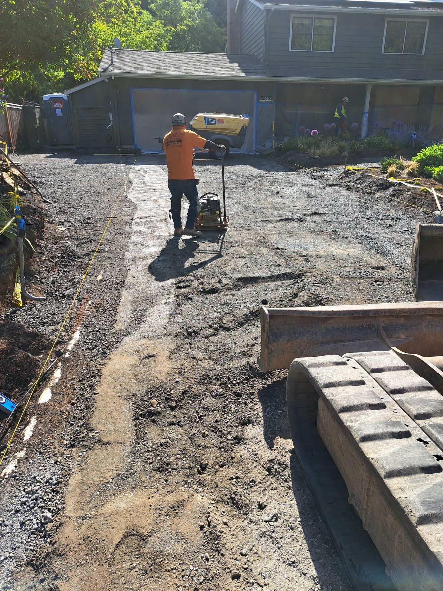 Concrete Driveway Makeover | Edmonds  by Jireh Asphalt & Concrete Inc 