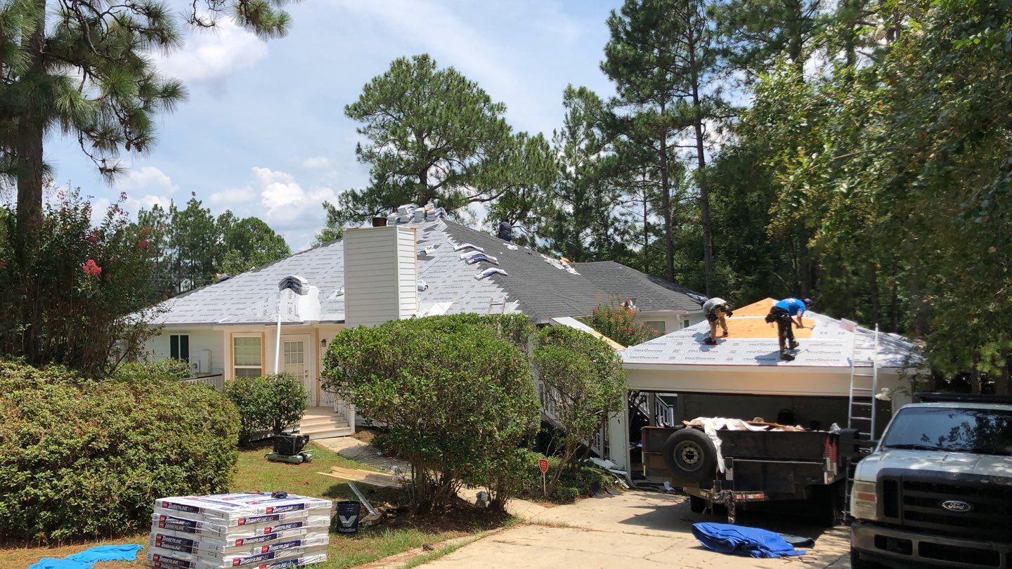 Residential Roofing Installation using Roof Replacement by American Roofing & Construction LLC