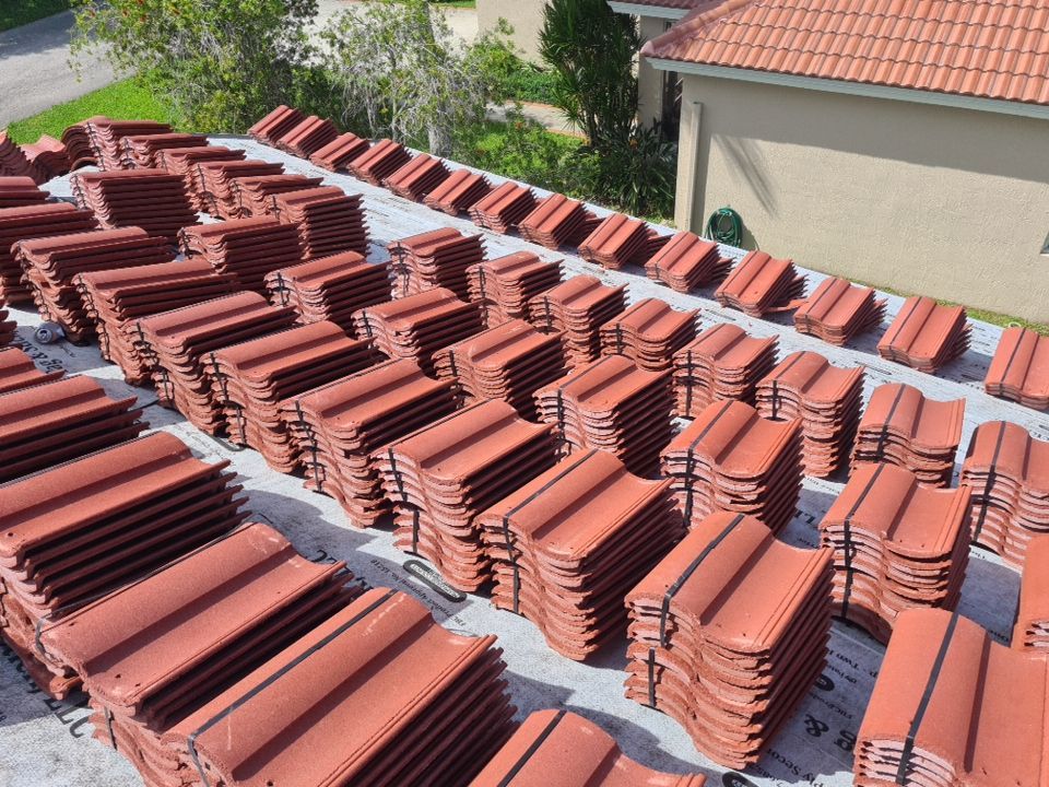 Residential Roofing Installation using Eagle Roofing Tile by BLUES BROTHERS ROOFING