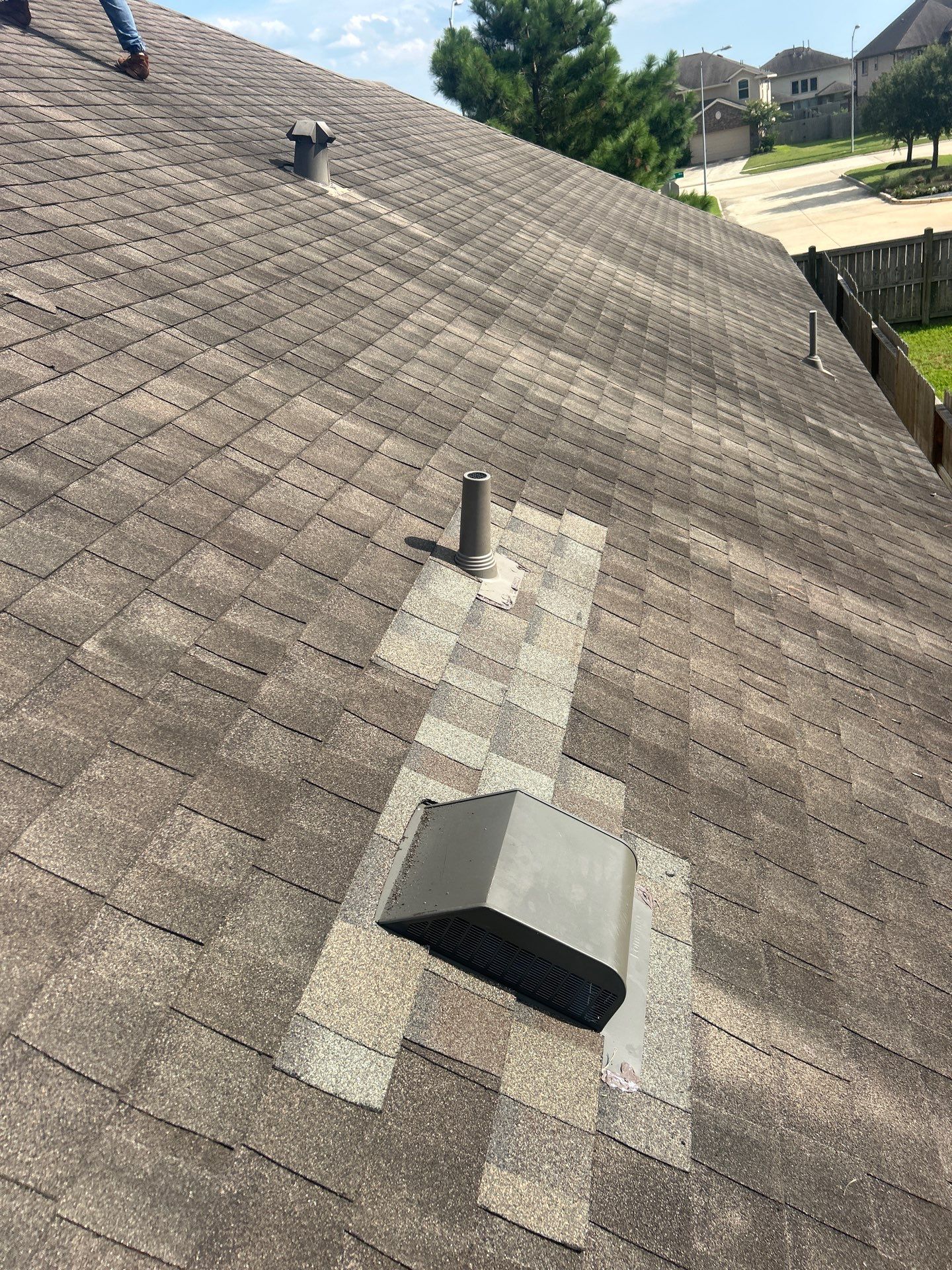 Hail Damage using Owen's Corning Duration (Lifetime) Shingles by Roof Repair Company