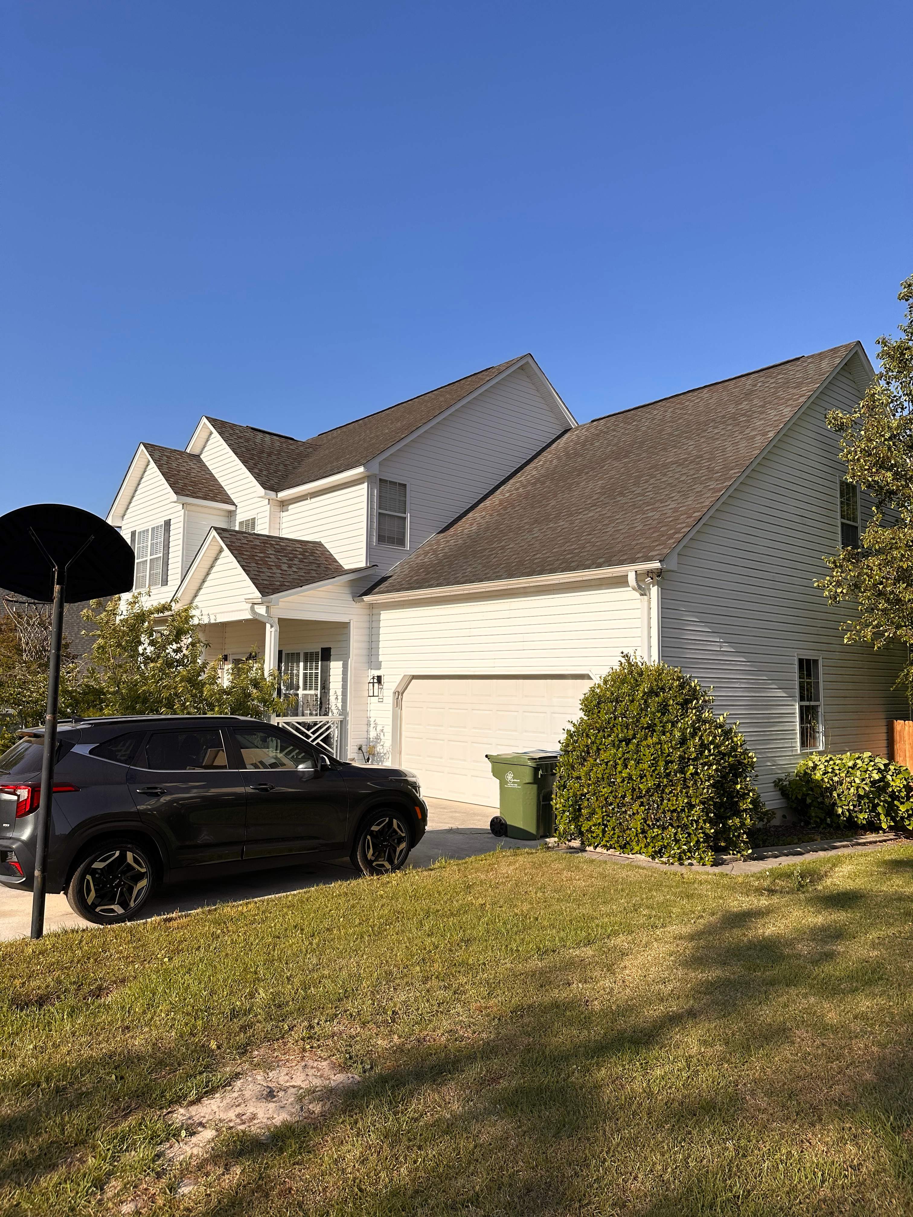 Moire Black Roof Replacement in Sneads Ferry, NC by RGR Construction and Roofing, LLC