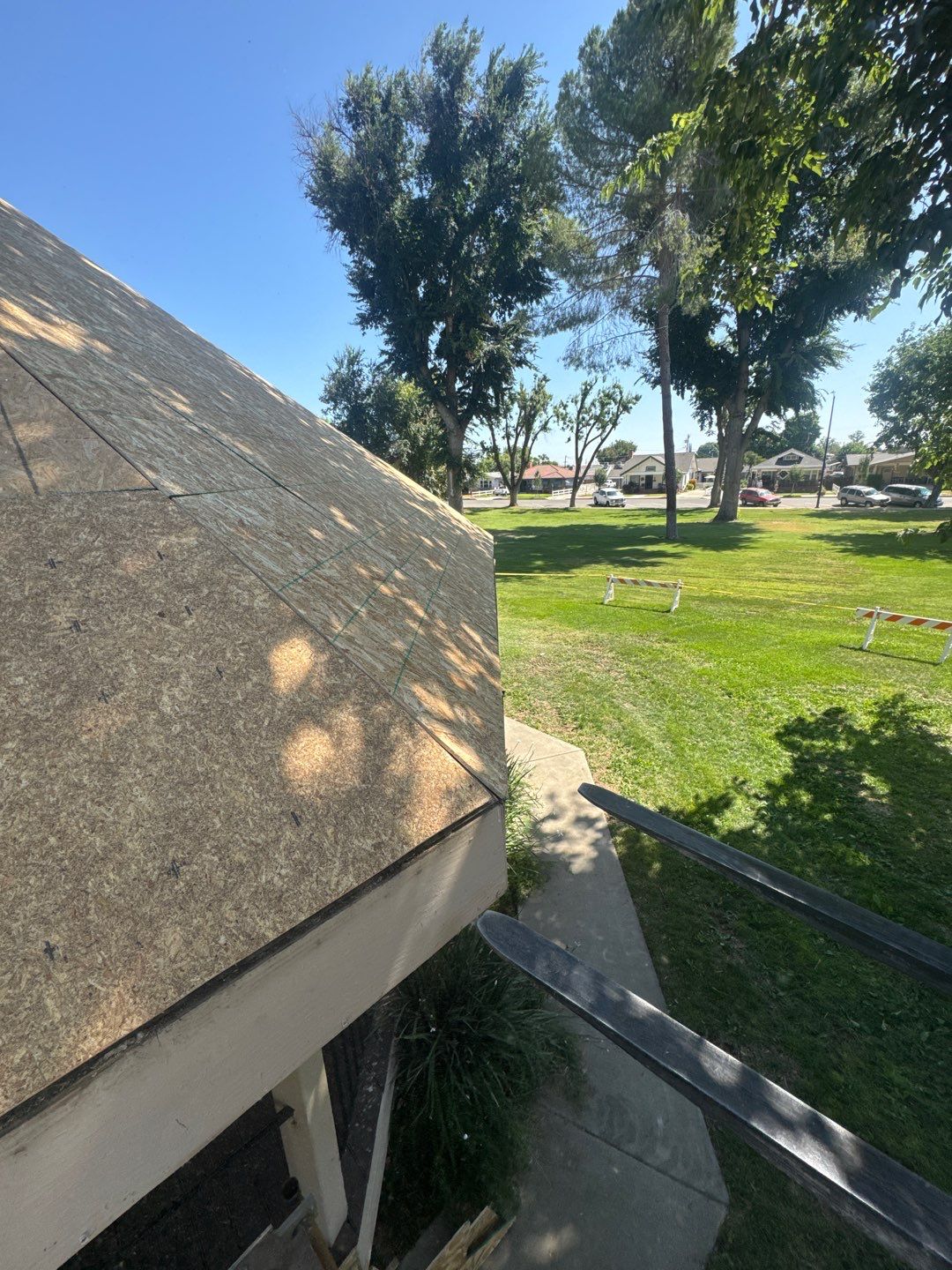 City of Gustine Gazebo project by Straight Edge Roofing Inc