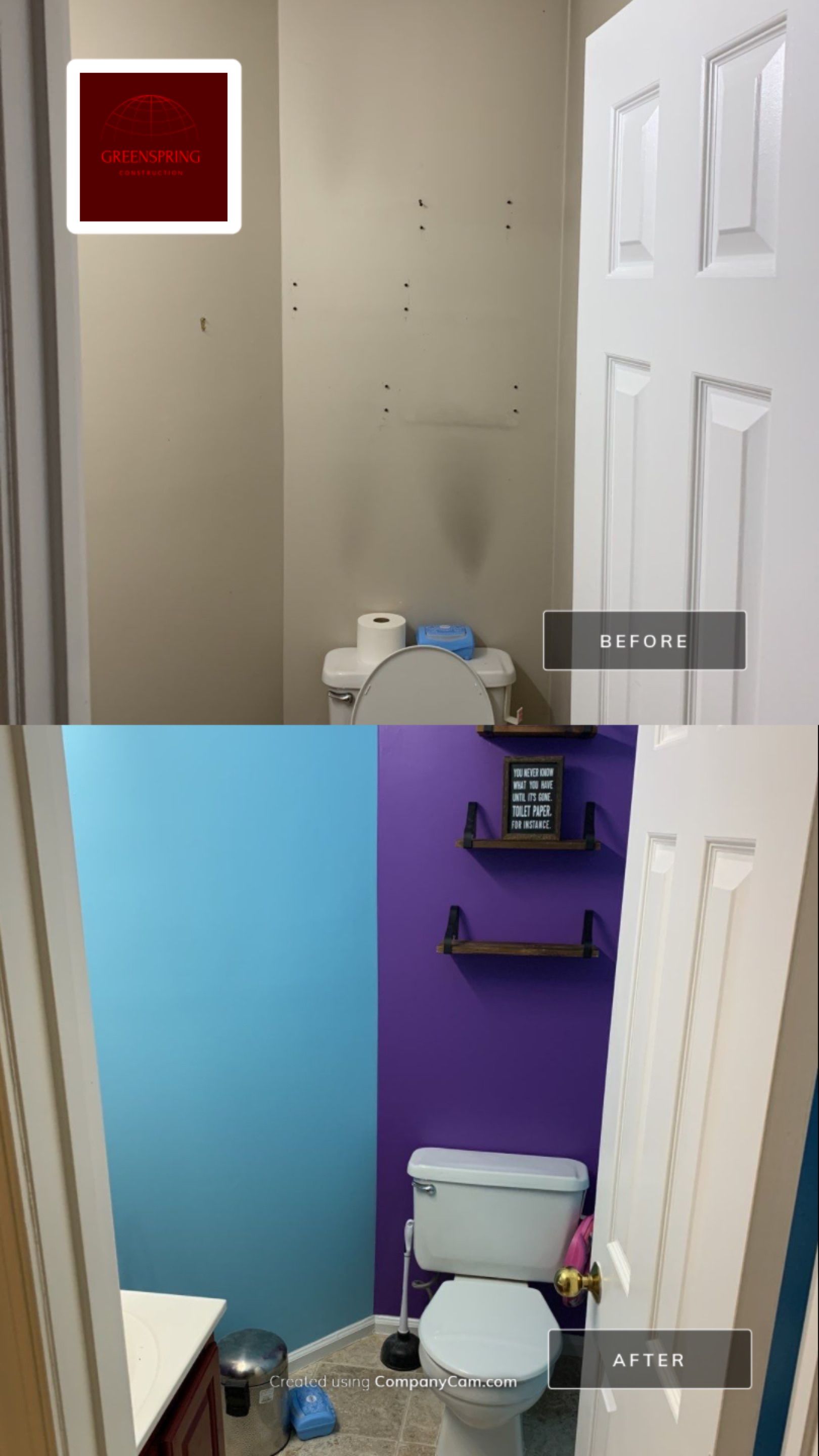 Wall & Cabinets Painting by Greenspring Construction Services