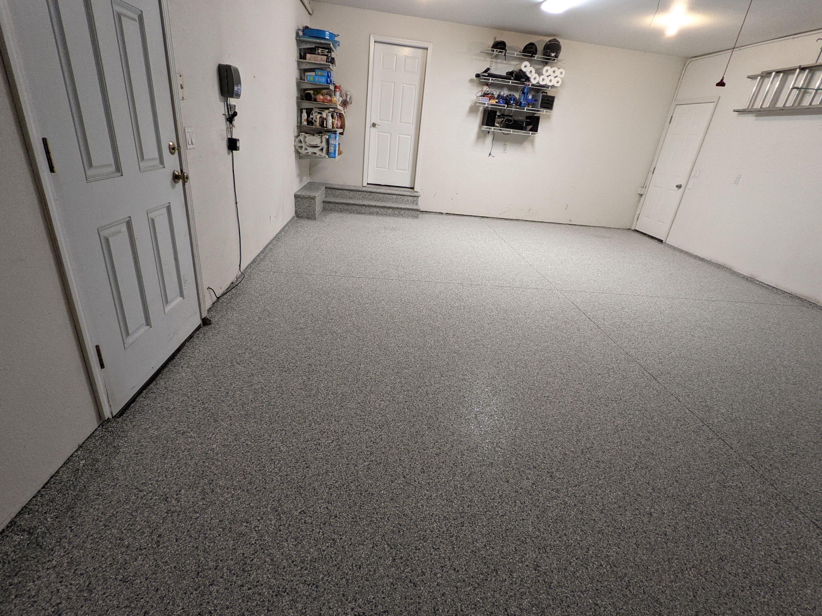Garage Transformation using Tidal Wave by Croc Coatings, LLC