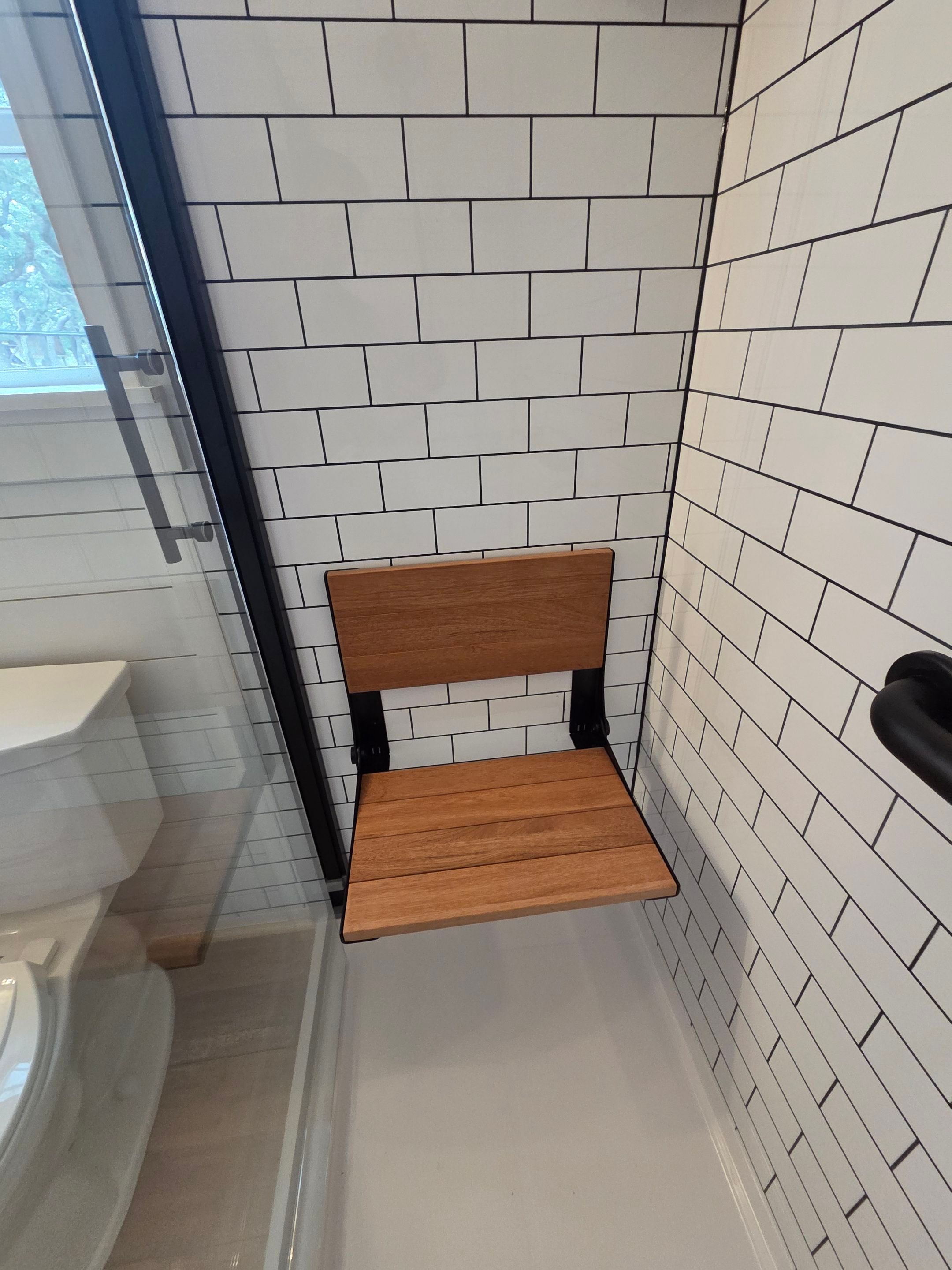 Fredericksburg Tub-to-Shower Conversion Designed for Aging in Place by Legacy Bath and Kitchen 