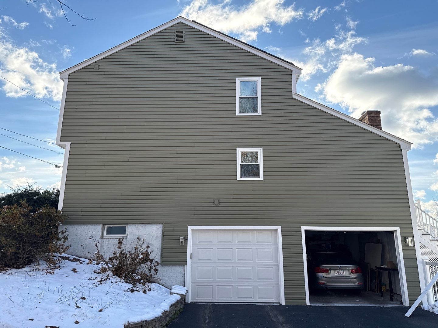 Complete Exterior Home Transformation with CertainTeed Dutch Lap Siding, Windows, Custom Door & Deck Repairs by Sensible Home Solutions