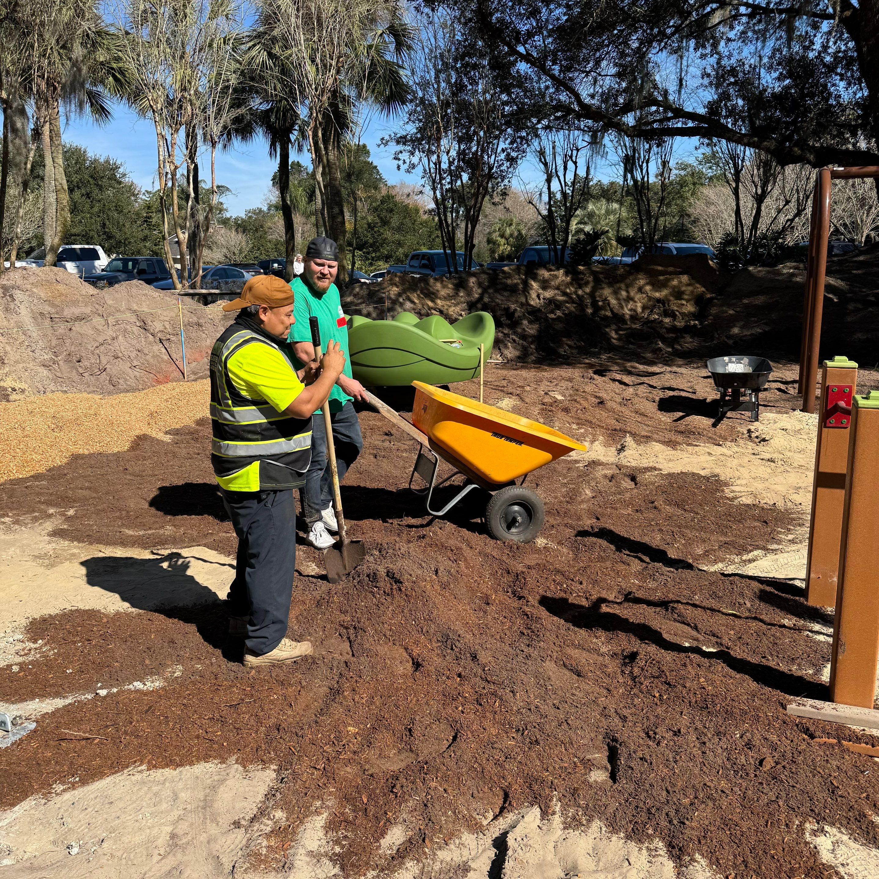 Volunteer Work | Deerwood Community Playground by ProGreen Services