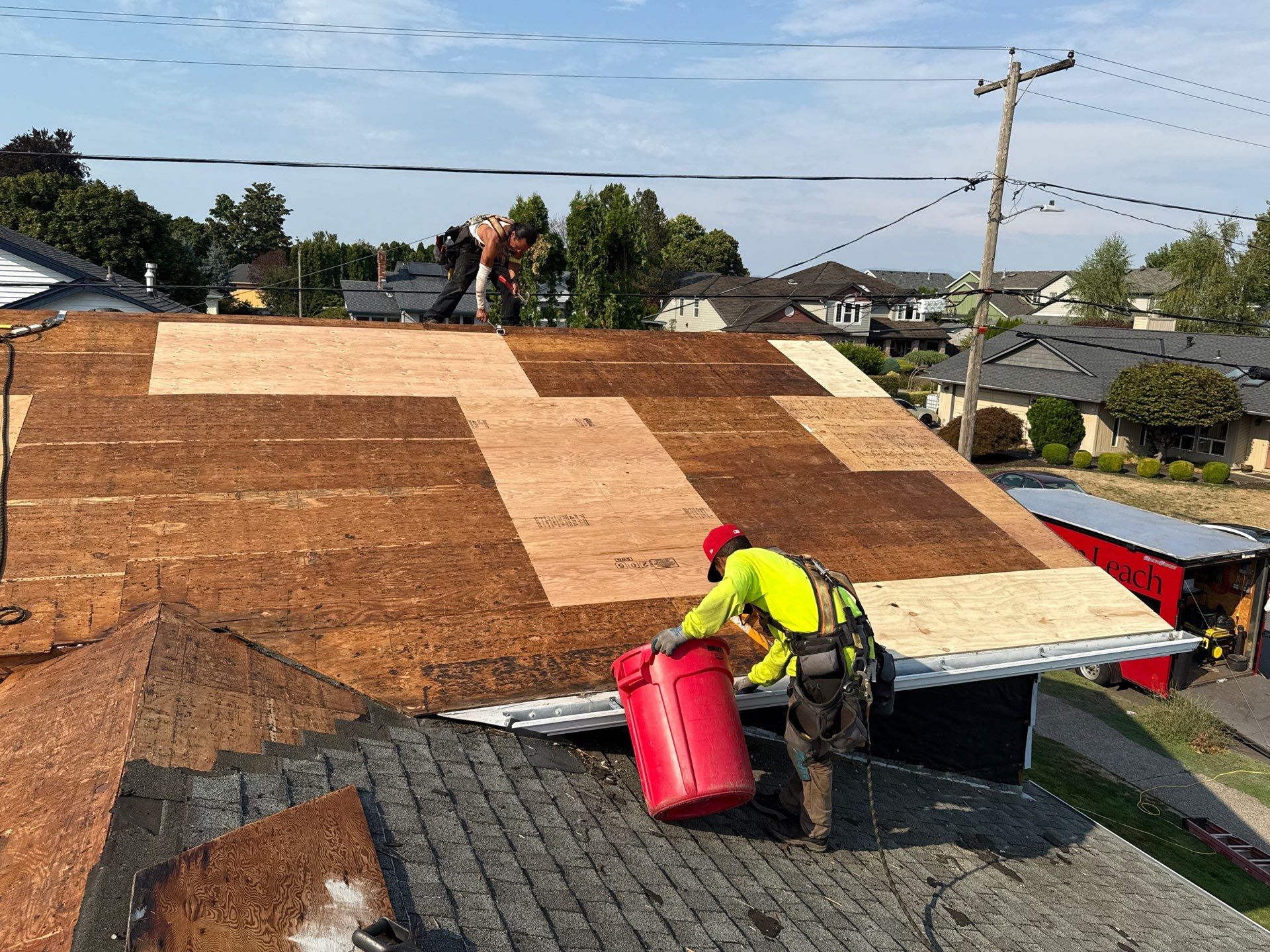 Project in Portland by Tom Leach Roofing